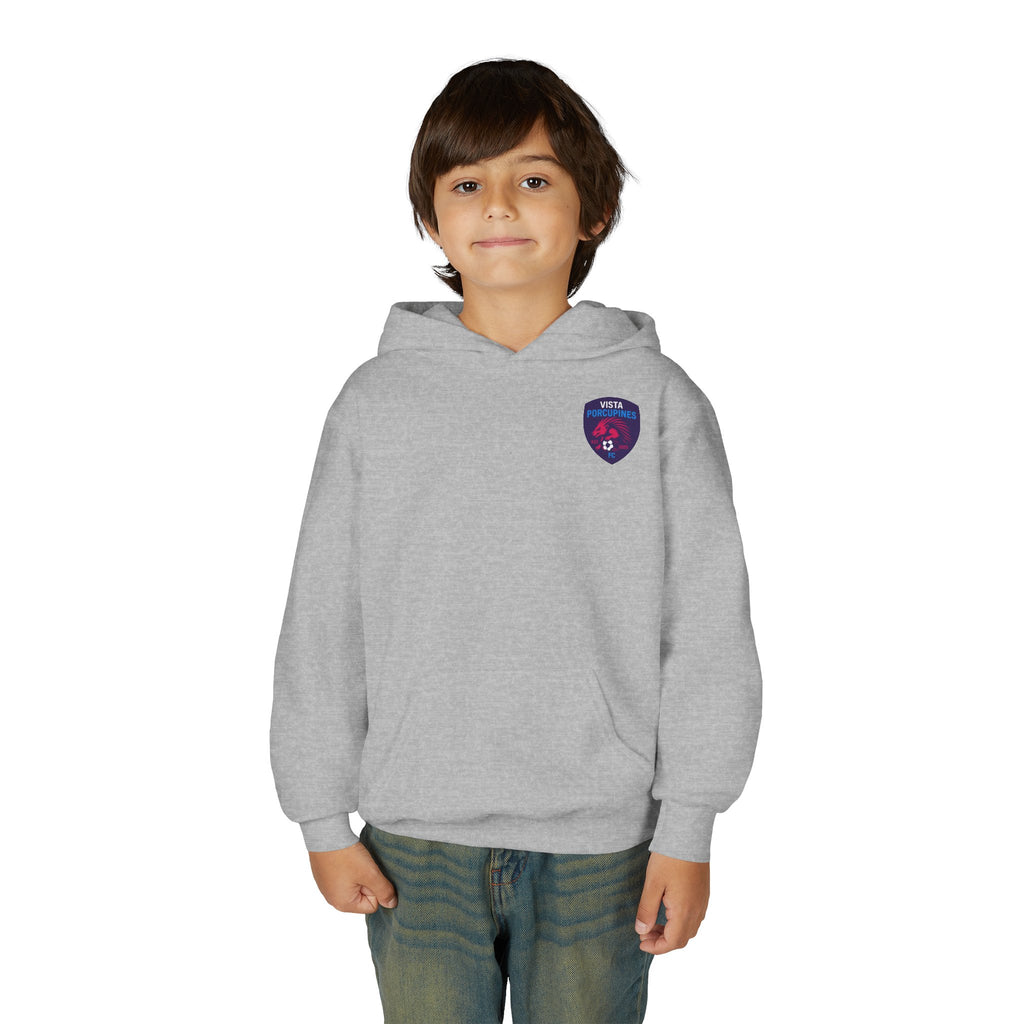 VISTA Porcupines YOUTH Heavy Blend Hooded Sweatshirt with Shield Design