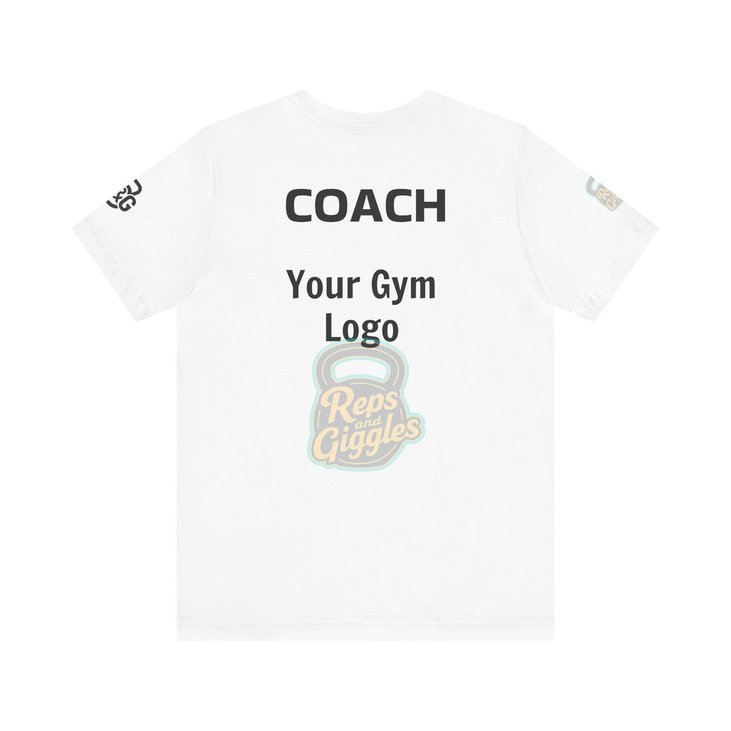 Apparently. With Your Gym Logo |CrossFit Coach Tee