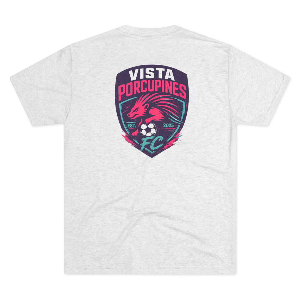 New Vista Porcupines FC Tri-blend Tee