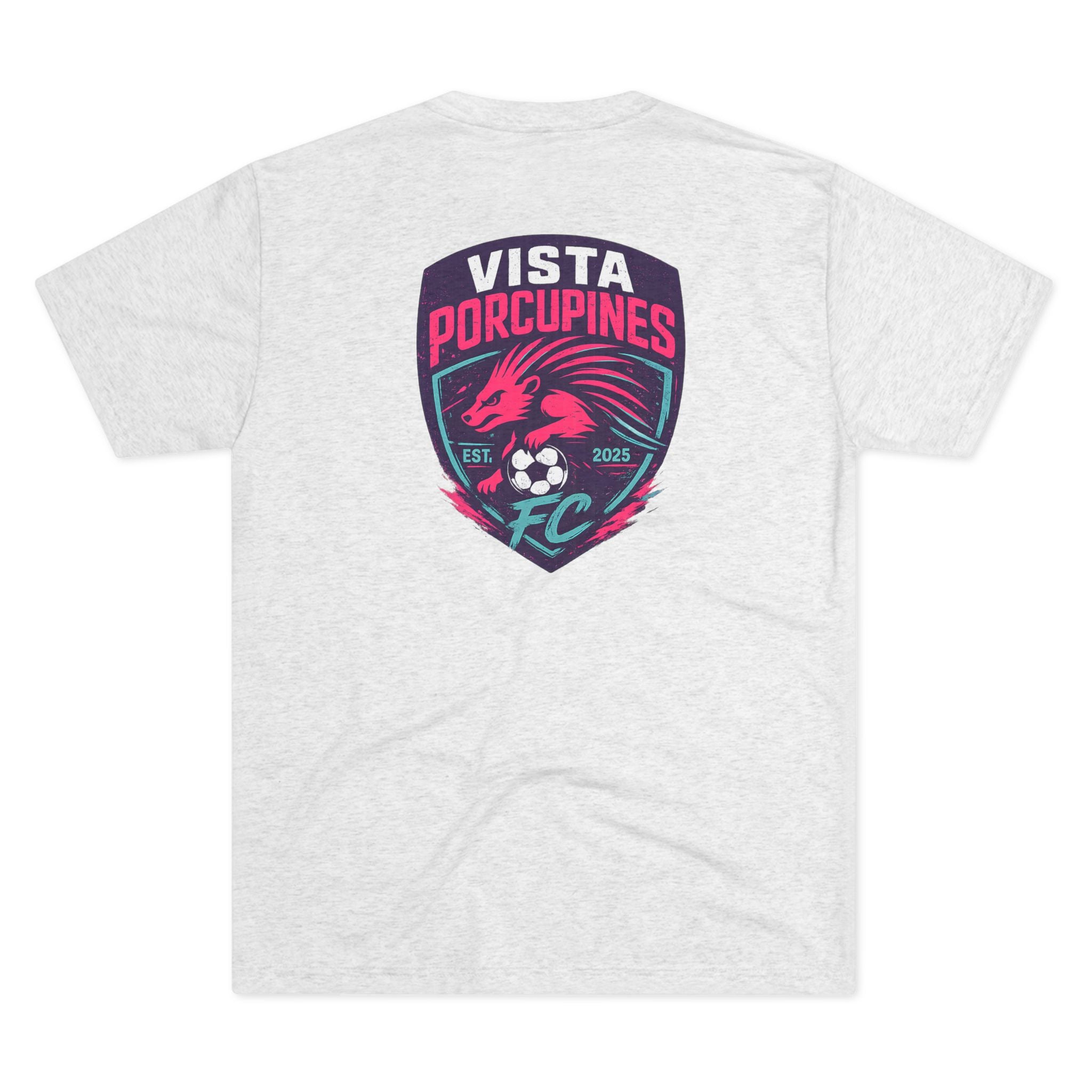 New Vista Porcupines FC Tri-blend Tee
