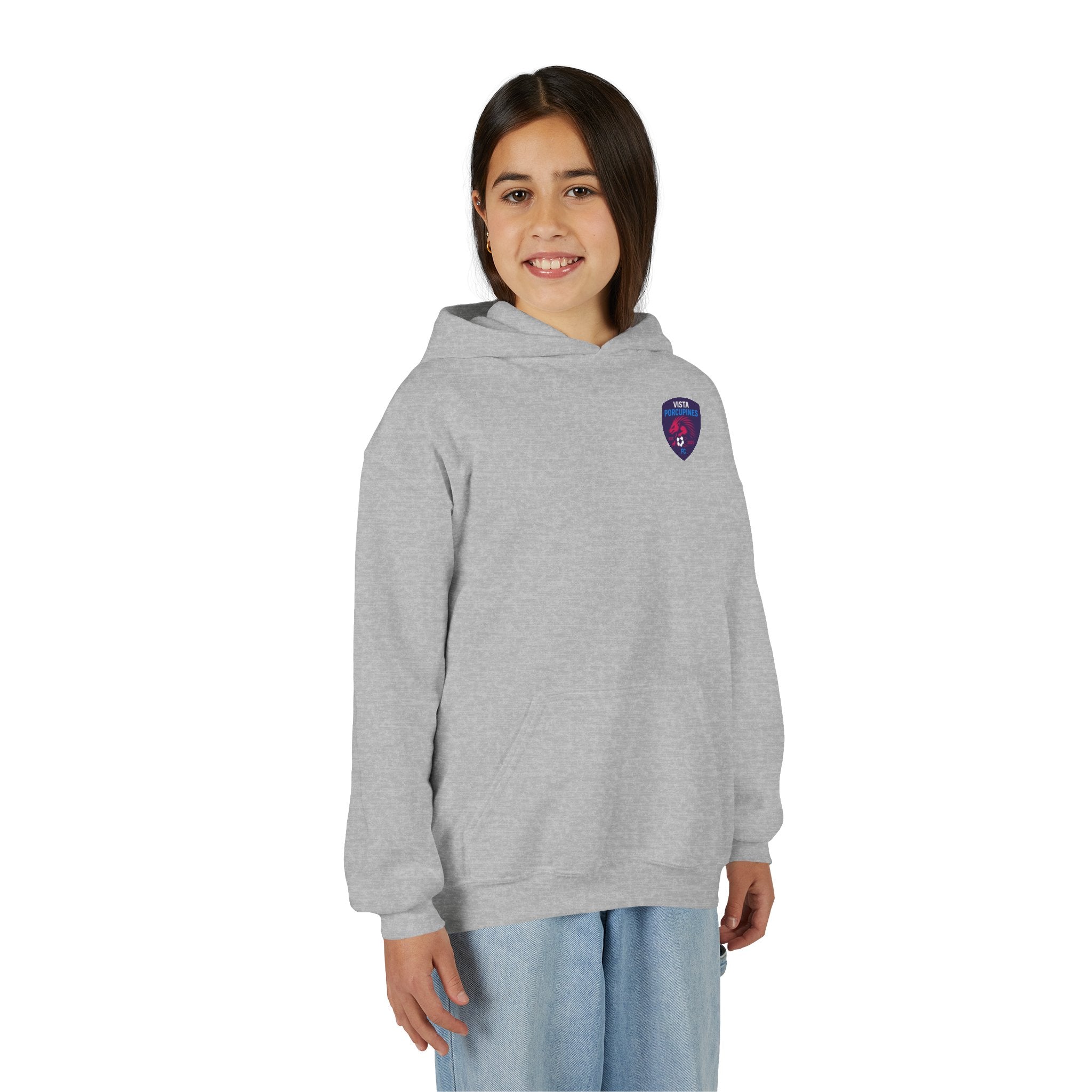 VISTA Porcupines YOUTH Heavy Blend Hooded Sweatshirt with Shield Design