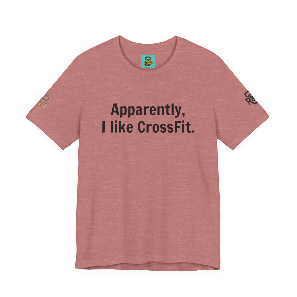 Apparently. With Your Gym Logo |CrossFit Coach Tee