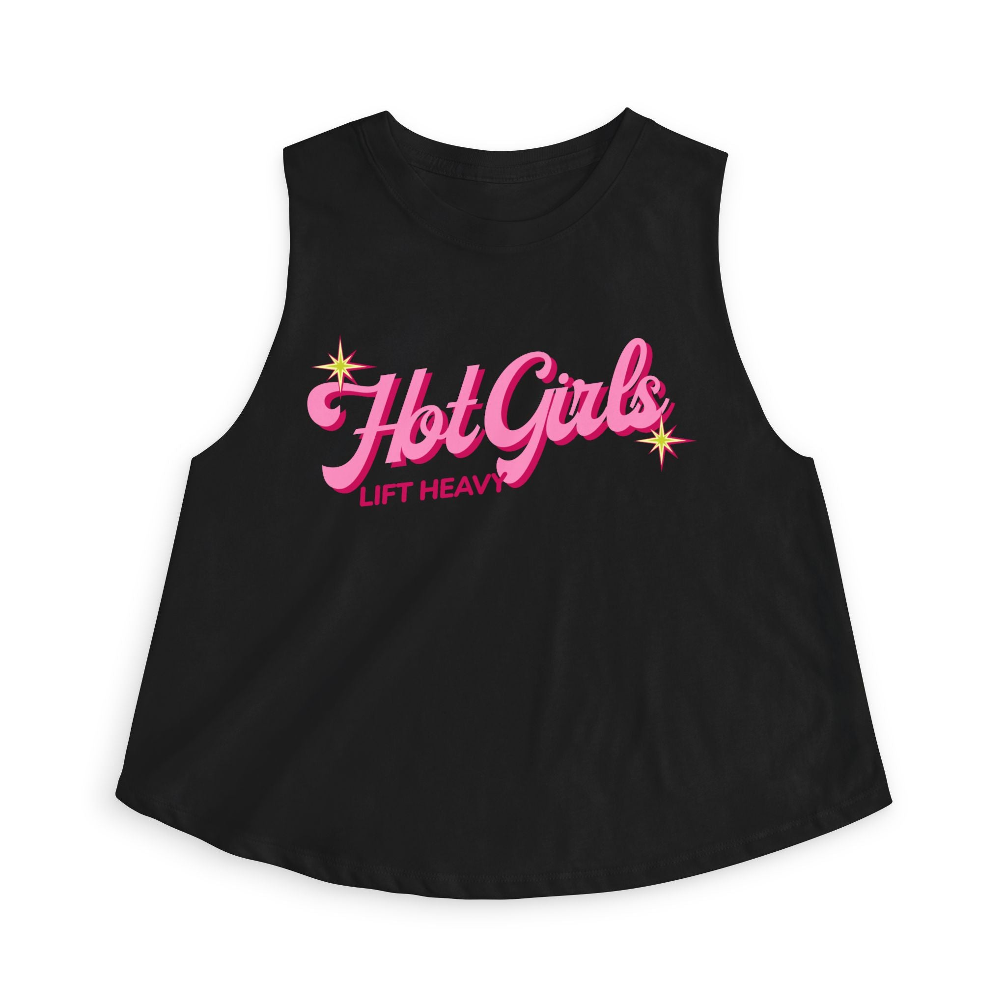 Hot Girls Lift Heavy Crop Top