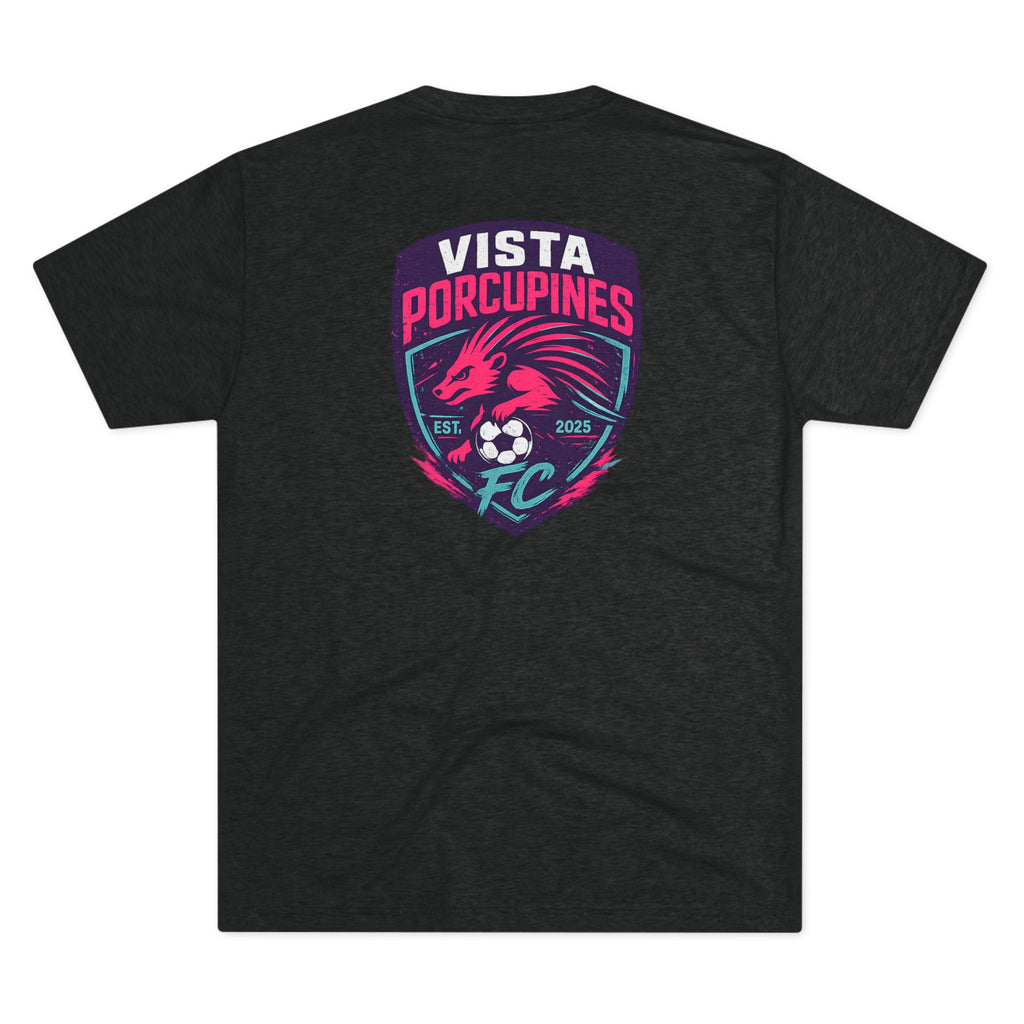 New Vista Porcupines FC Tri-blend Tee