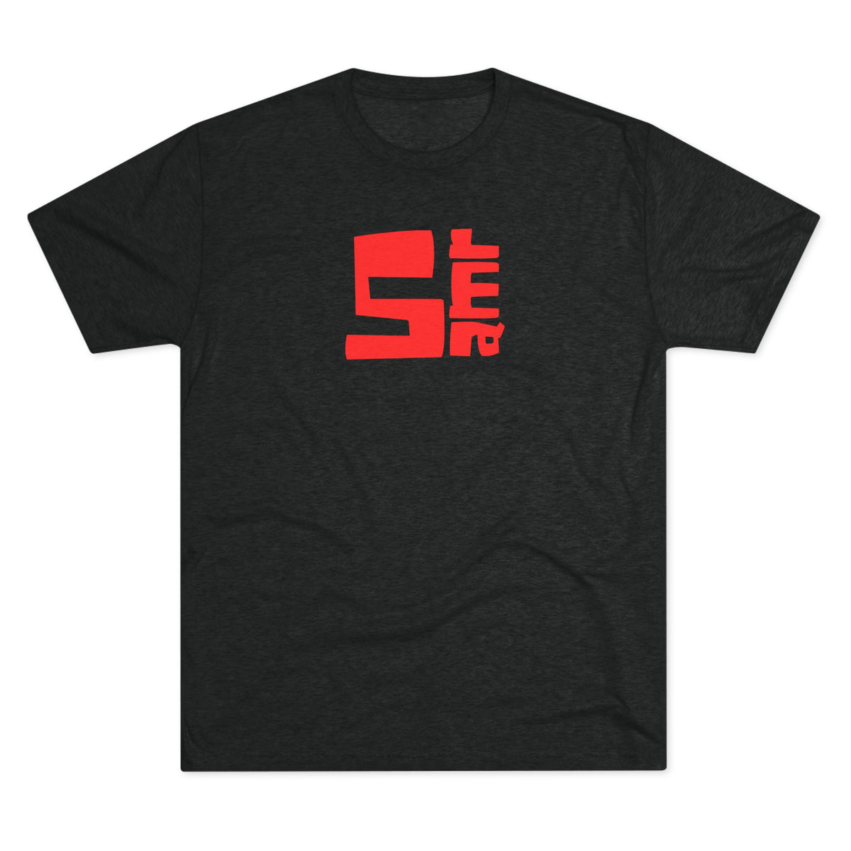 5 amr--Retro Red Tri-blend Tee