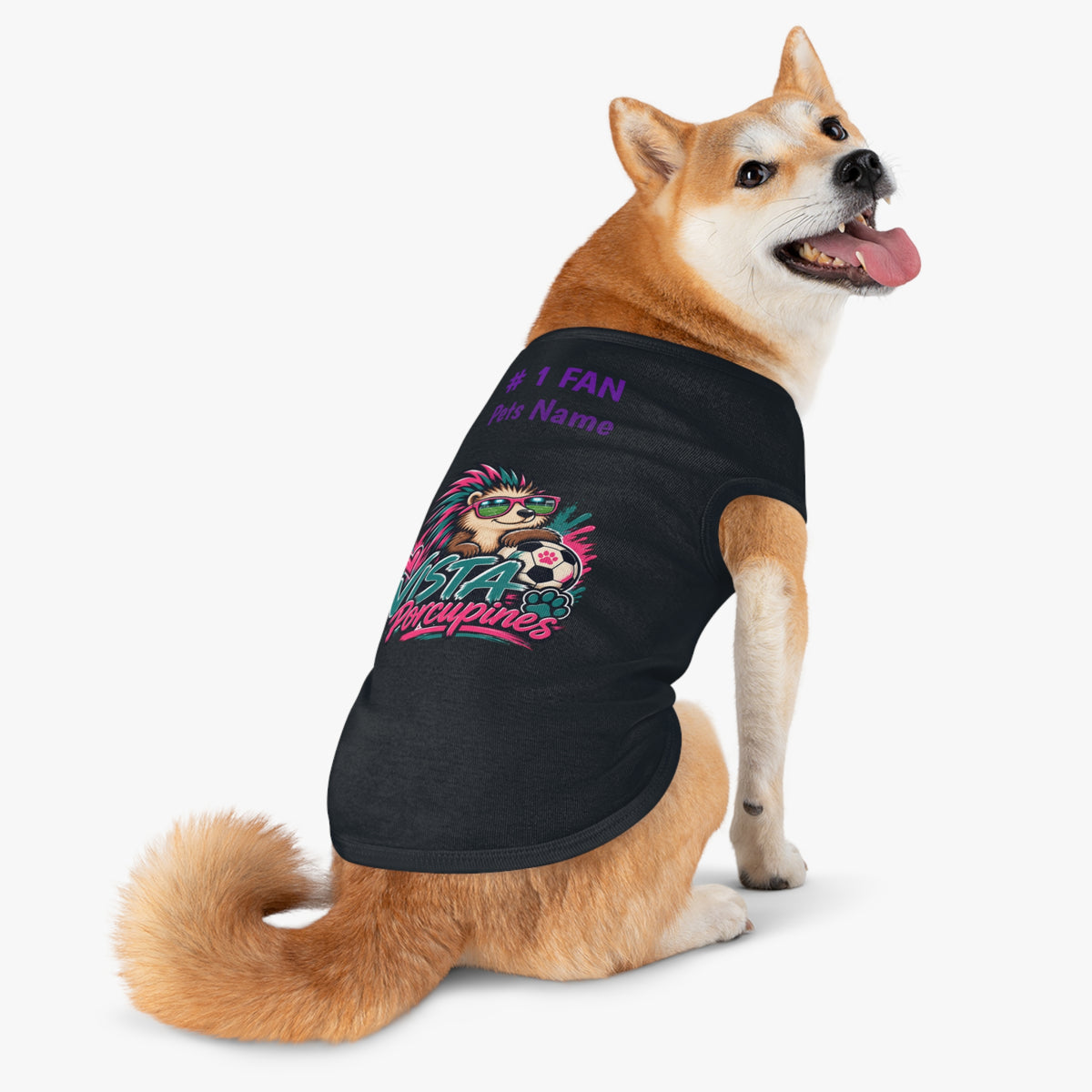 VISTA Porcupines 1 Fan Personalized Dog Shirt