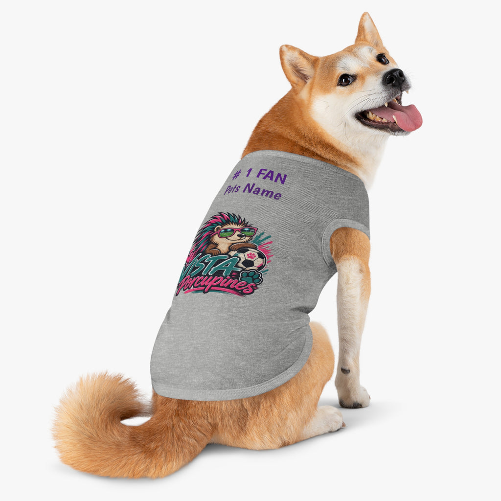 VISTA Porcupines 1 Fan Personalized Dog Shirt