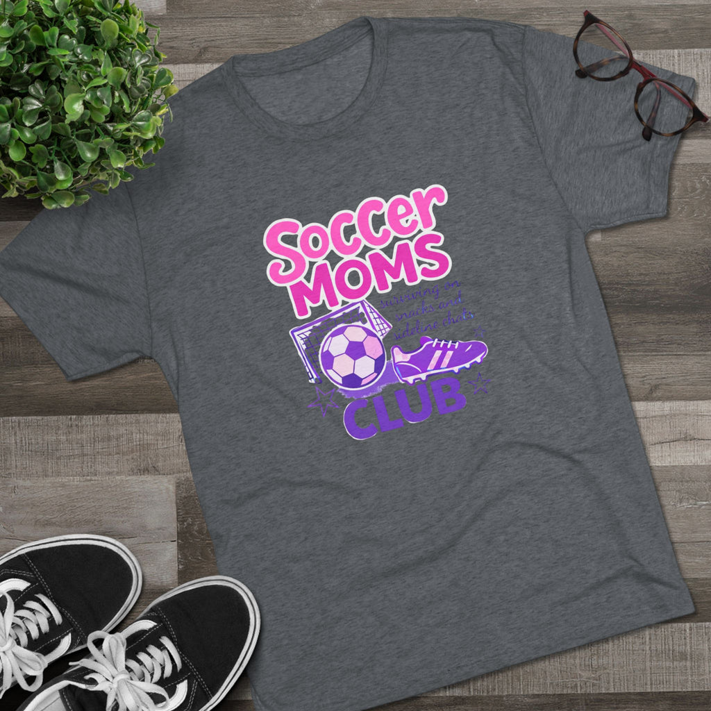 Soccer Moms Club- Uni-sex Tri-blend (so soft!)Tee - VISTA Porcupines