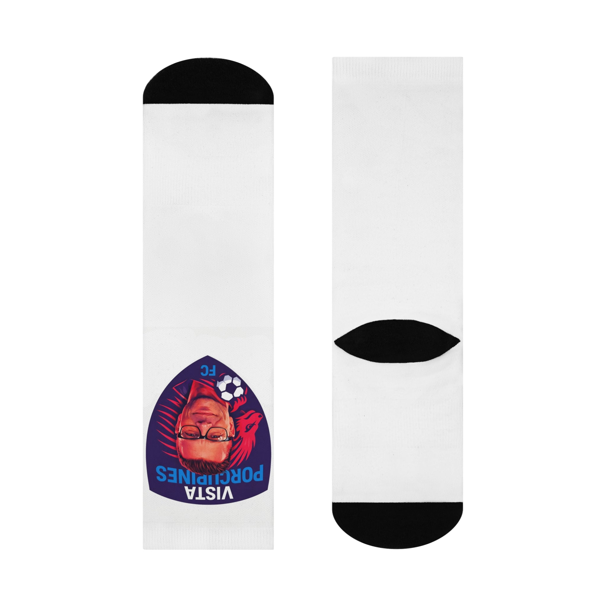 Vista Porcupines Coach Kevin Cushion Crew Socks