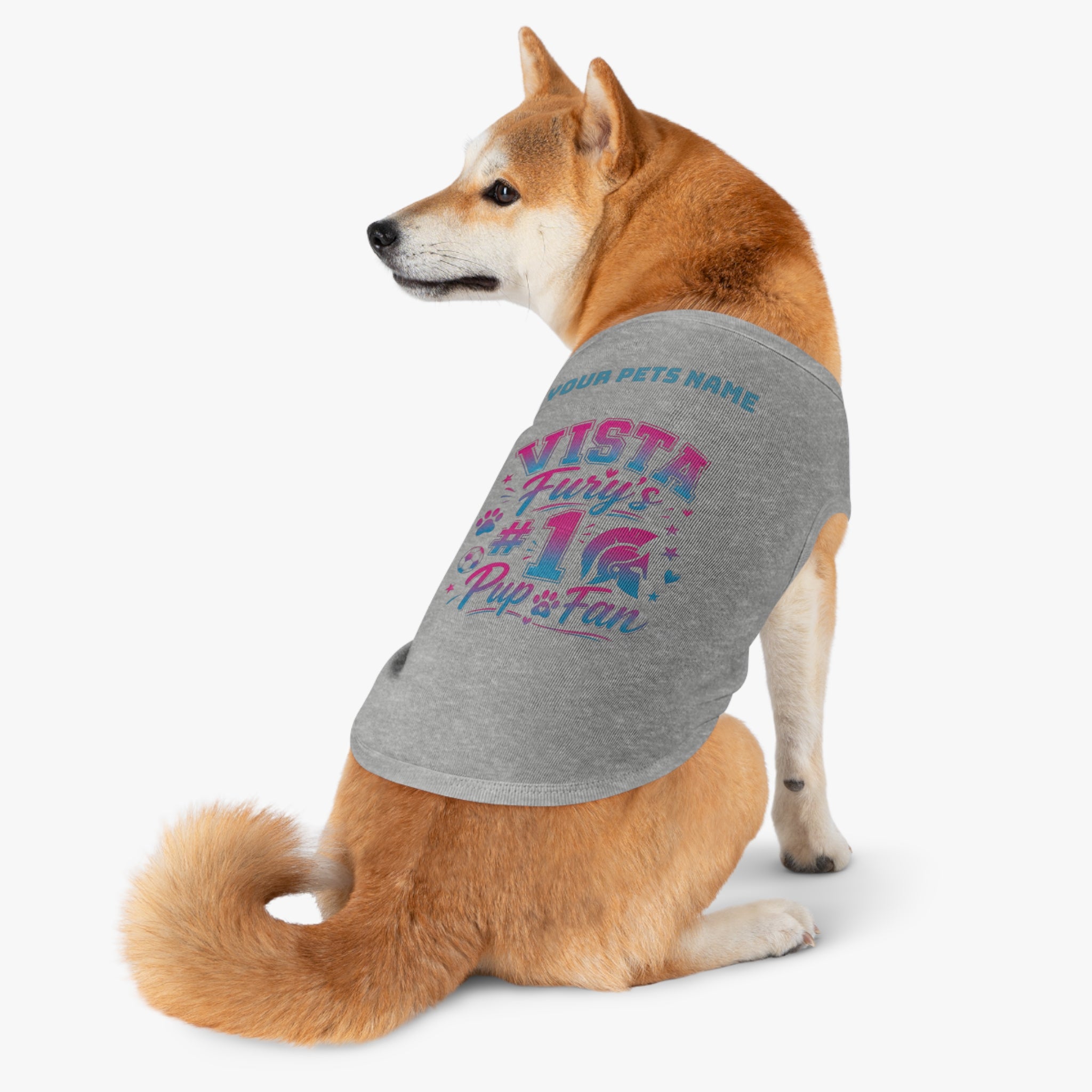 Vista Fury's #1 Pup Fan Pet Tank Top
