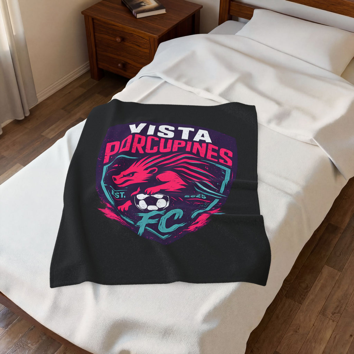 VISTA Porcupines -Vibrant Plush Blanket for Sports Lovers