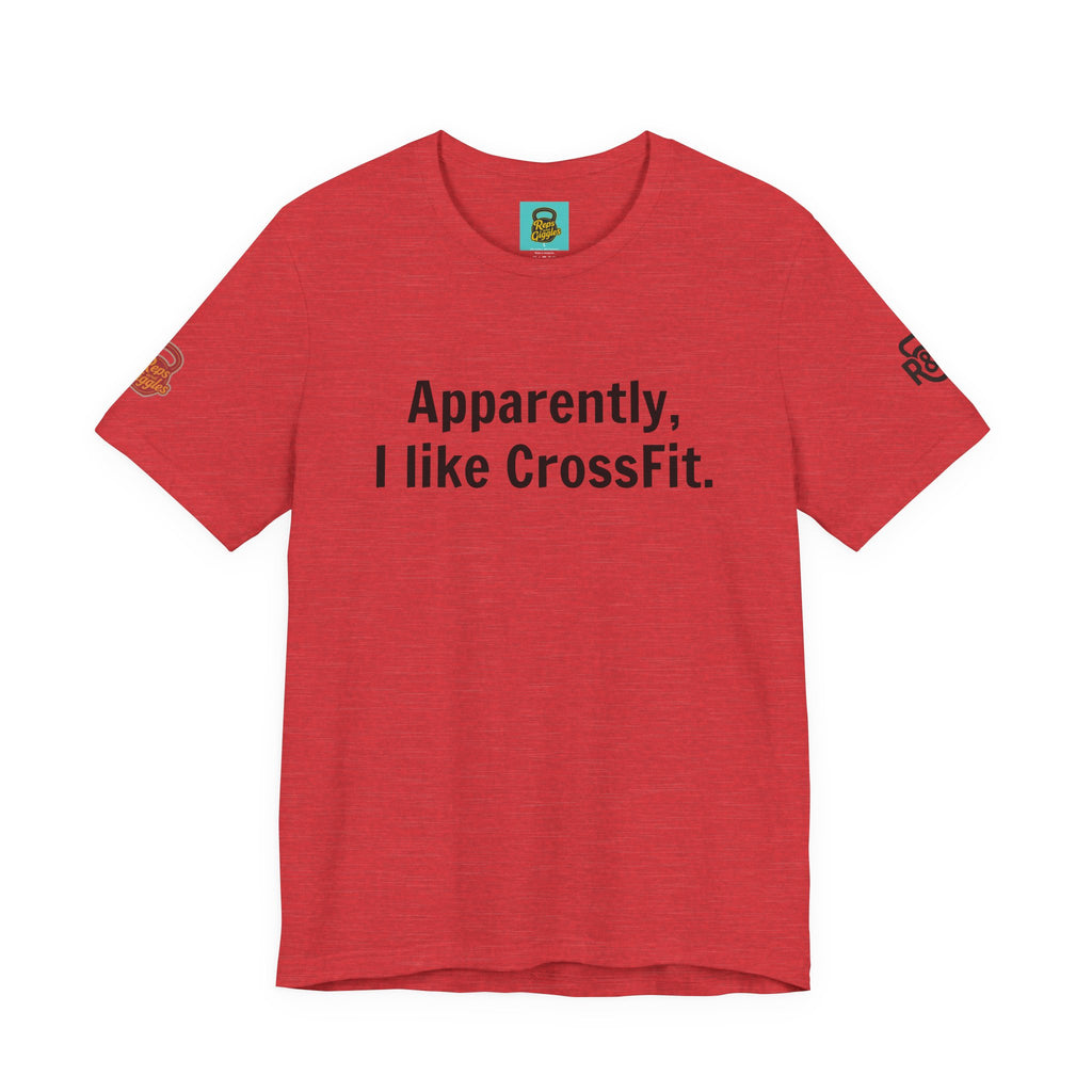 Apparently. With Your Gym Logo |CrossFit Coach Tee