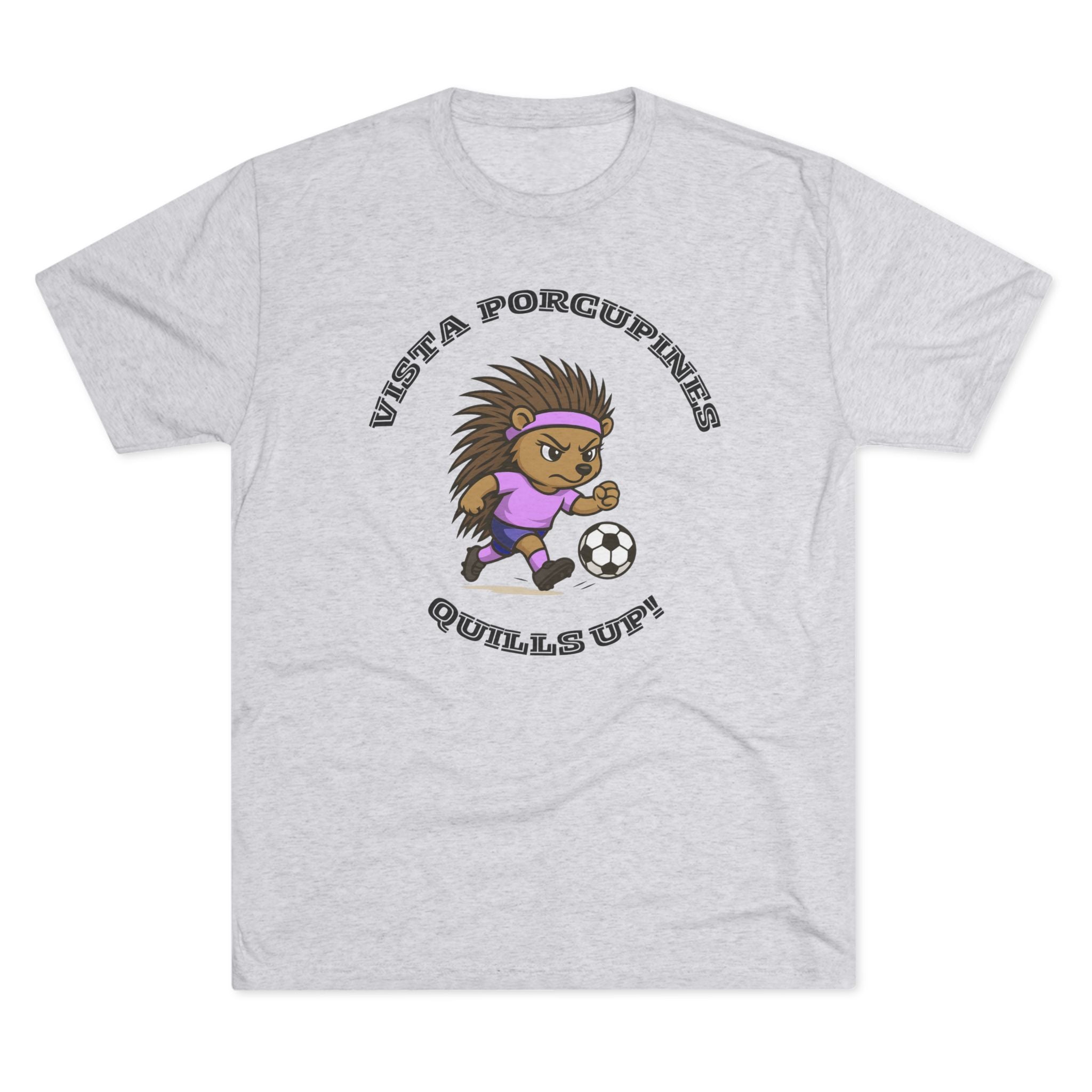 VISTA Porcupines 'Quills Up' ADULT Unisex Crew Tee,