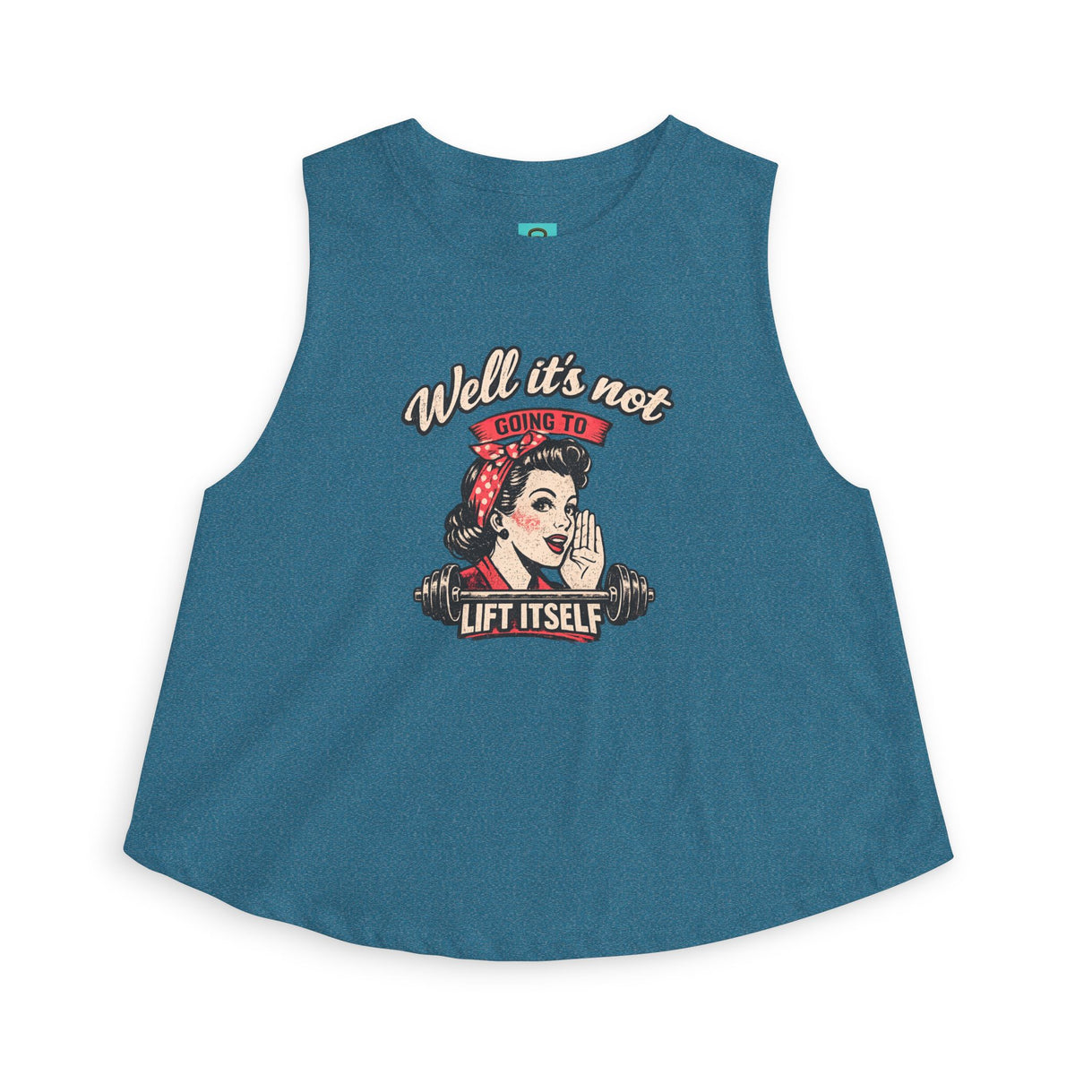 Retro Rosie 'Well It's Not Going To Lift Itself' Women's Crop Top
