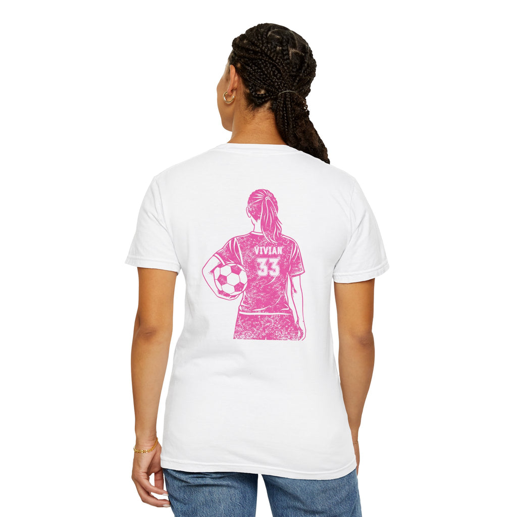 Vista Fury Personalized Soccer Tee — Women's Soccer Graphic T-Shirt