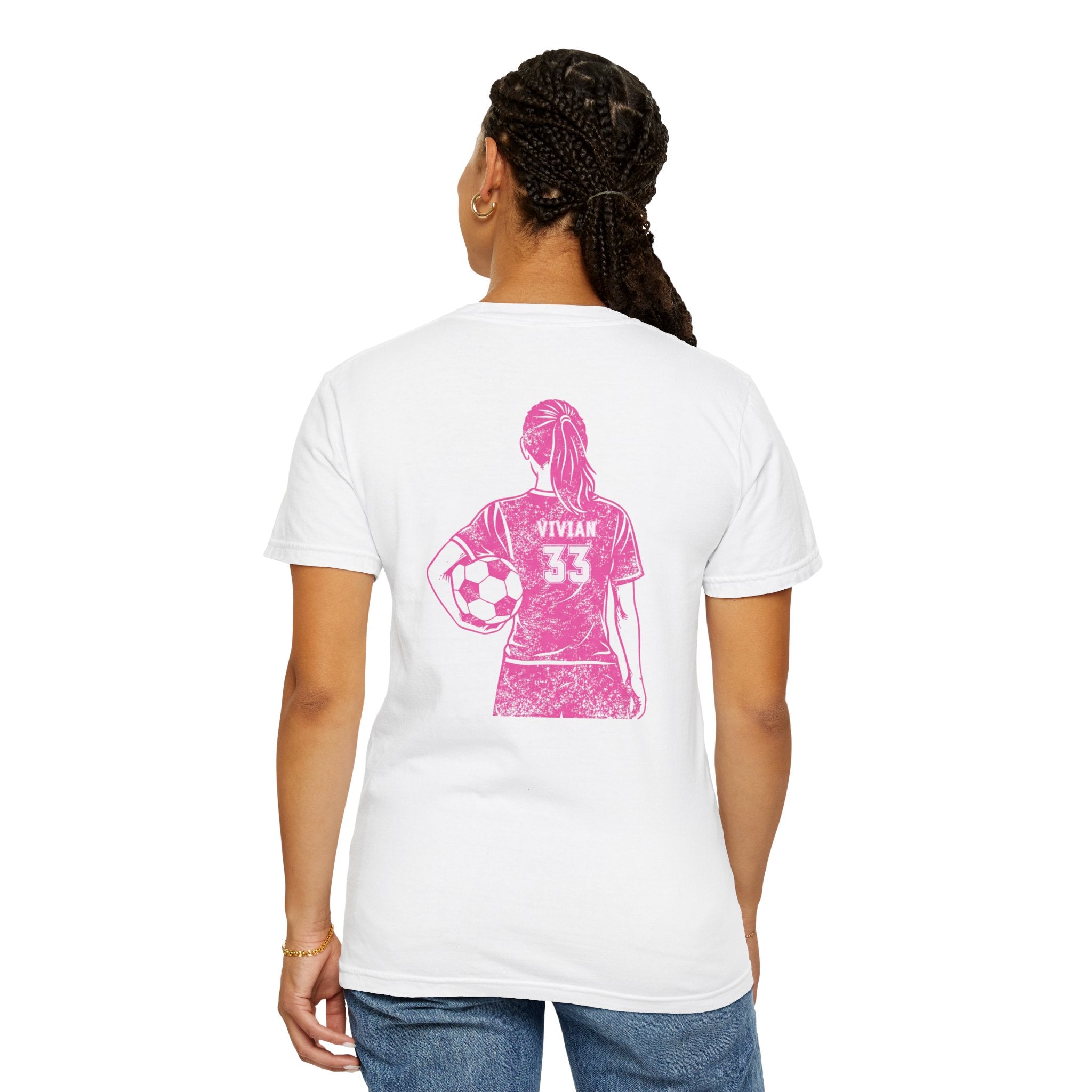 Vista Fury Personalized Soccer Tee — Women's Soccer Graphic T-Shirt