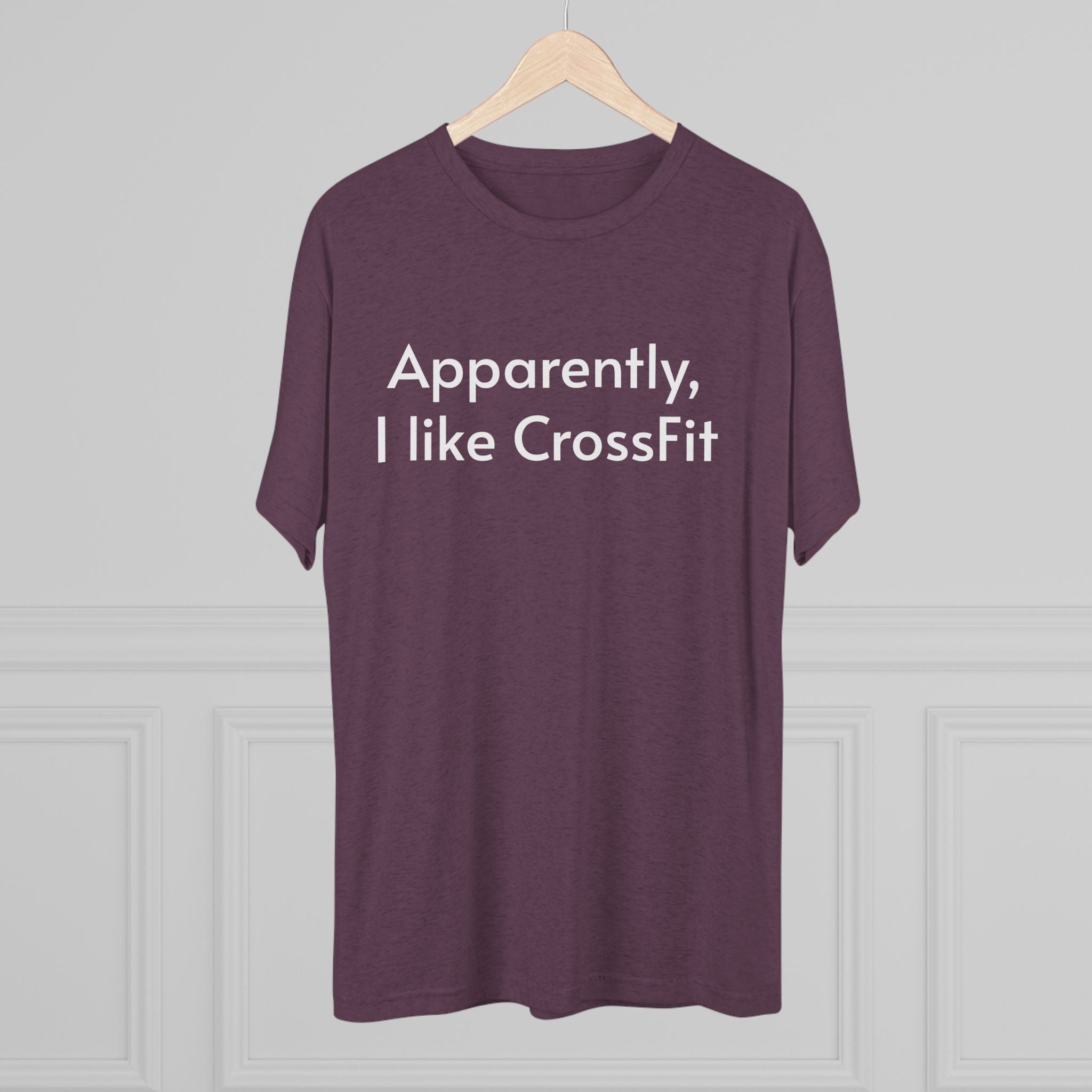 Apparently | CrossFit Coach Unisex Tri-Blend Tee