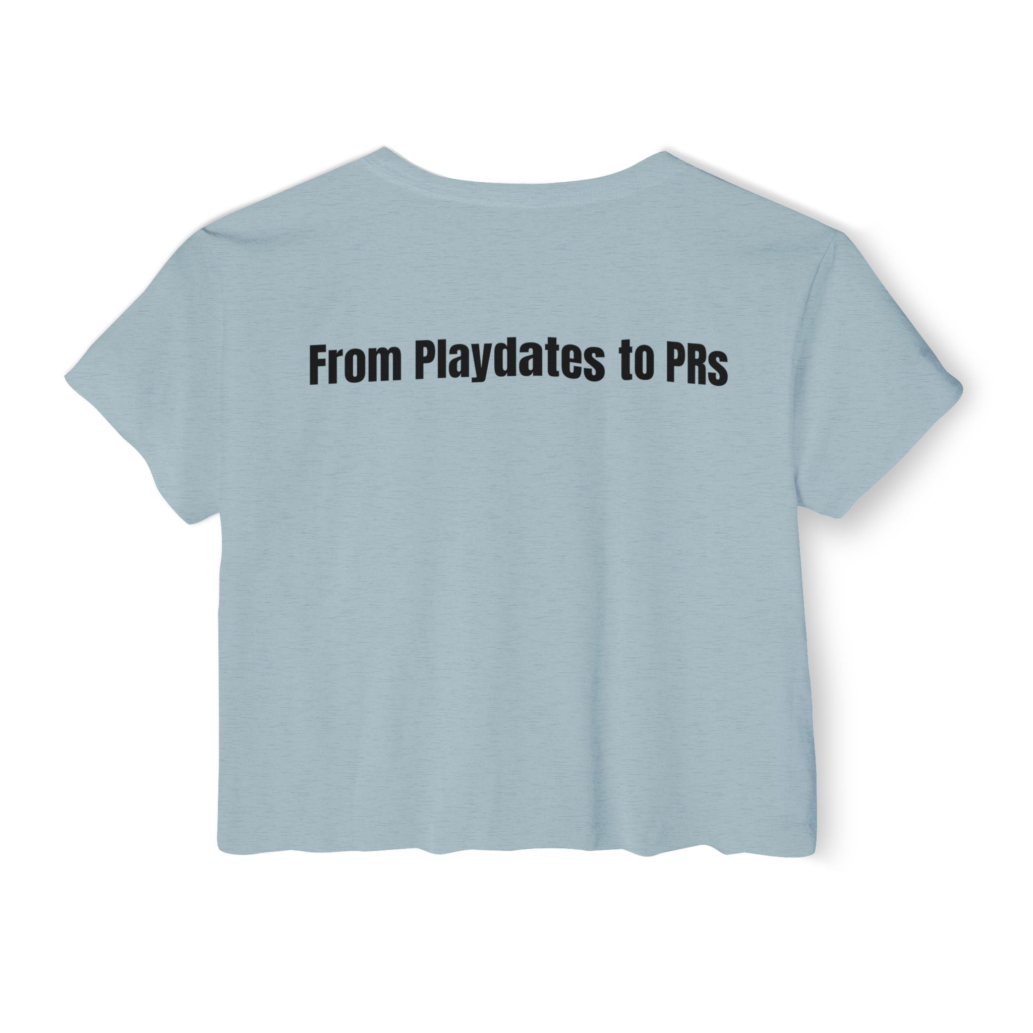 Mom Jeans and Power Cleans Crop Top | For CF competitions