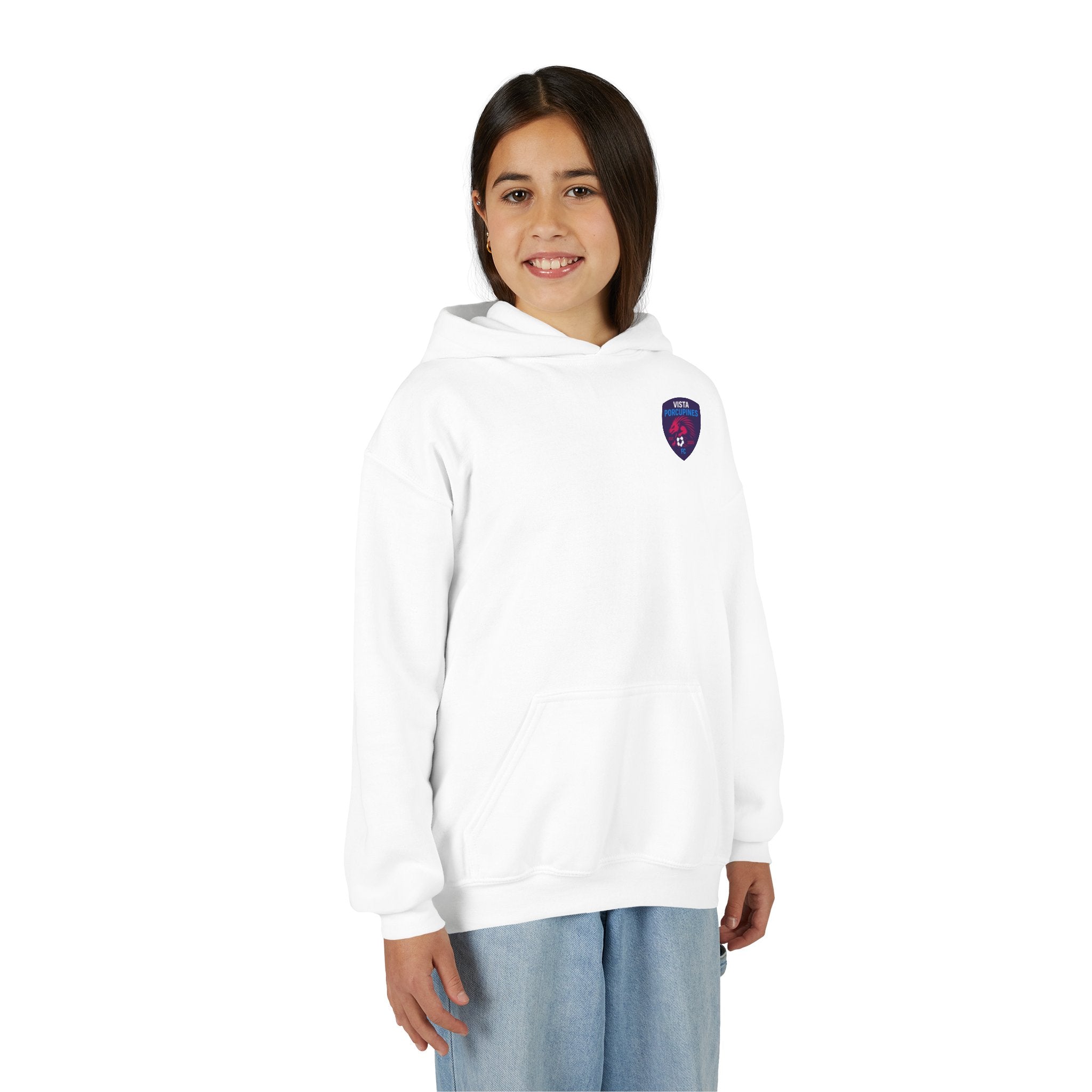 VISTA Porcupines YOUTH Heavy Blend Hooded Sweatshirt with Shield Design
