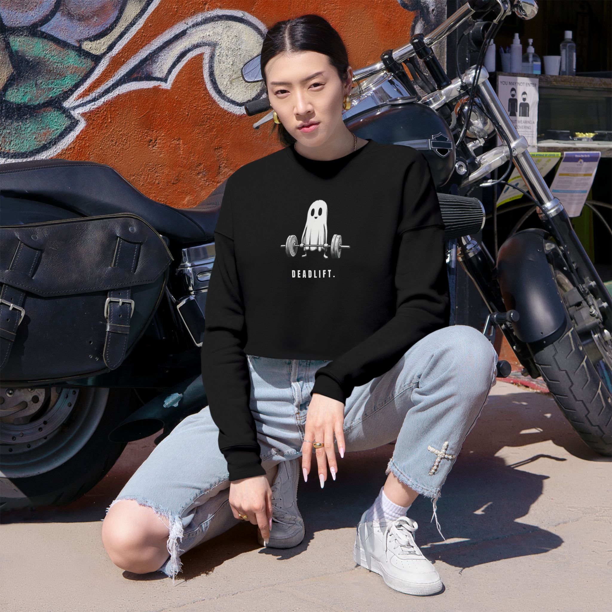 Ghostlift Women's Cropped Sweatshirt