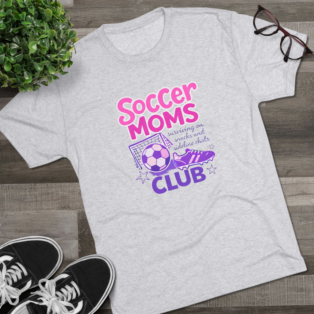 Soccer Moms Club- Uni-sex Tri-blend (so soft!)Tee - VISTA Porcupines
