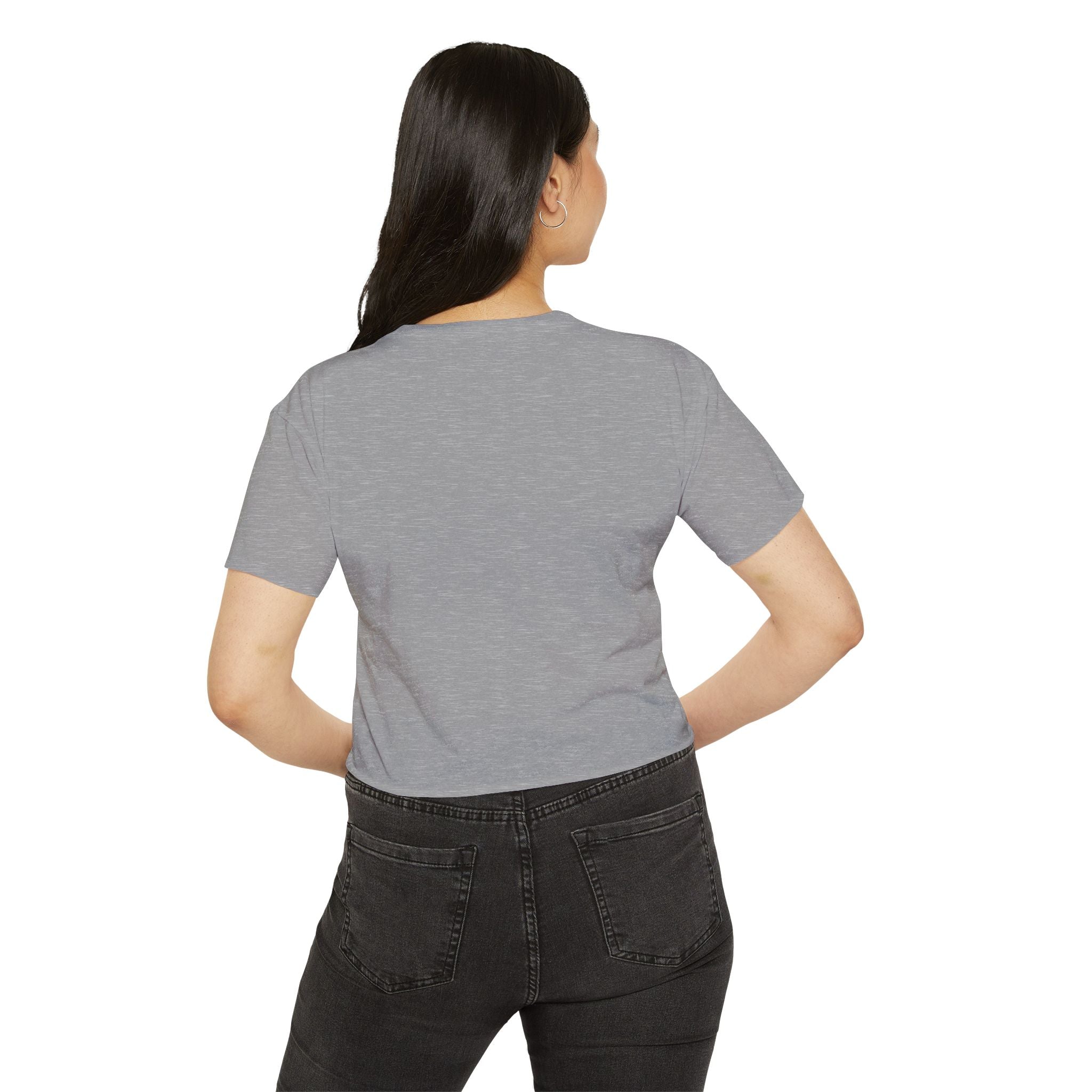 Vintage Pin-Up Crop Top — "What, like it's hard?" Tee