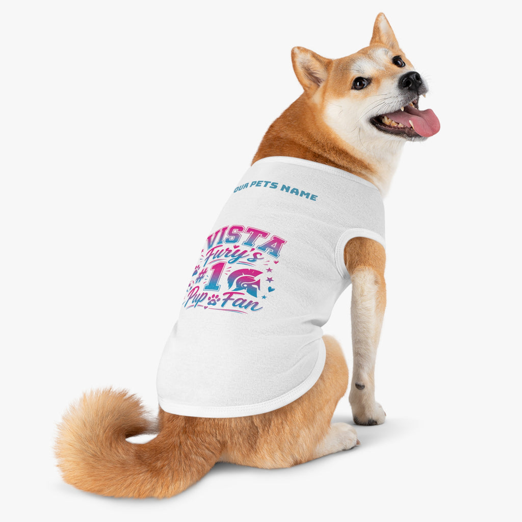 Vista Fury's #1 Pup Fan Pet Tank Top