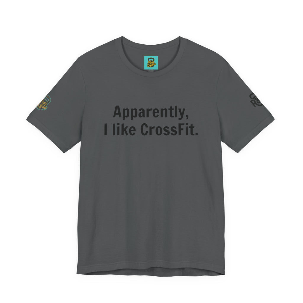 Apparently. With Your Gym Logo |CrossFit Coach Tee