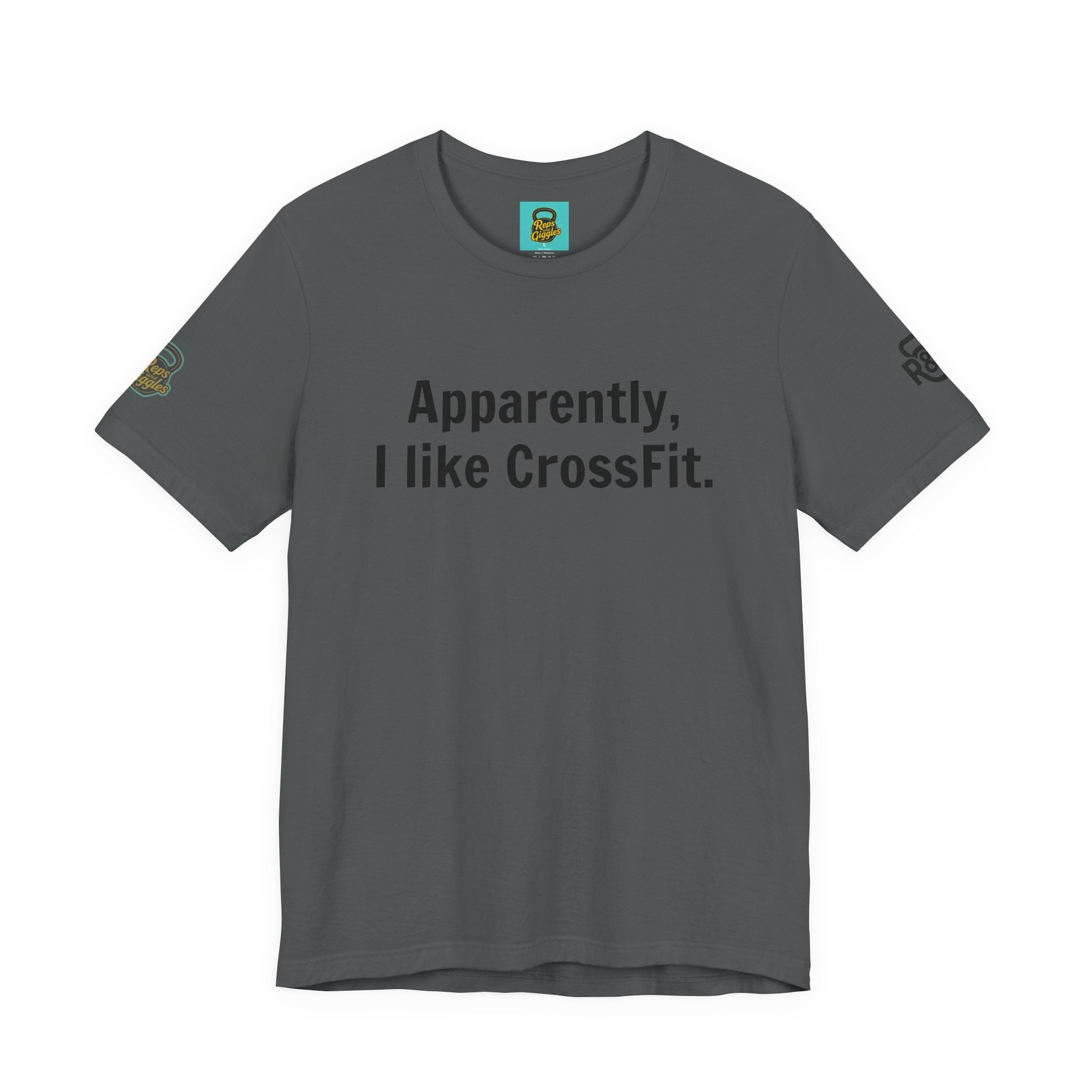 Apparently. With Your Gym Logo |CrossFit Coach Tee