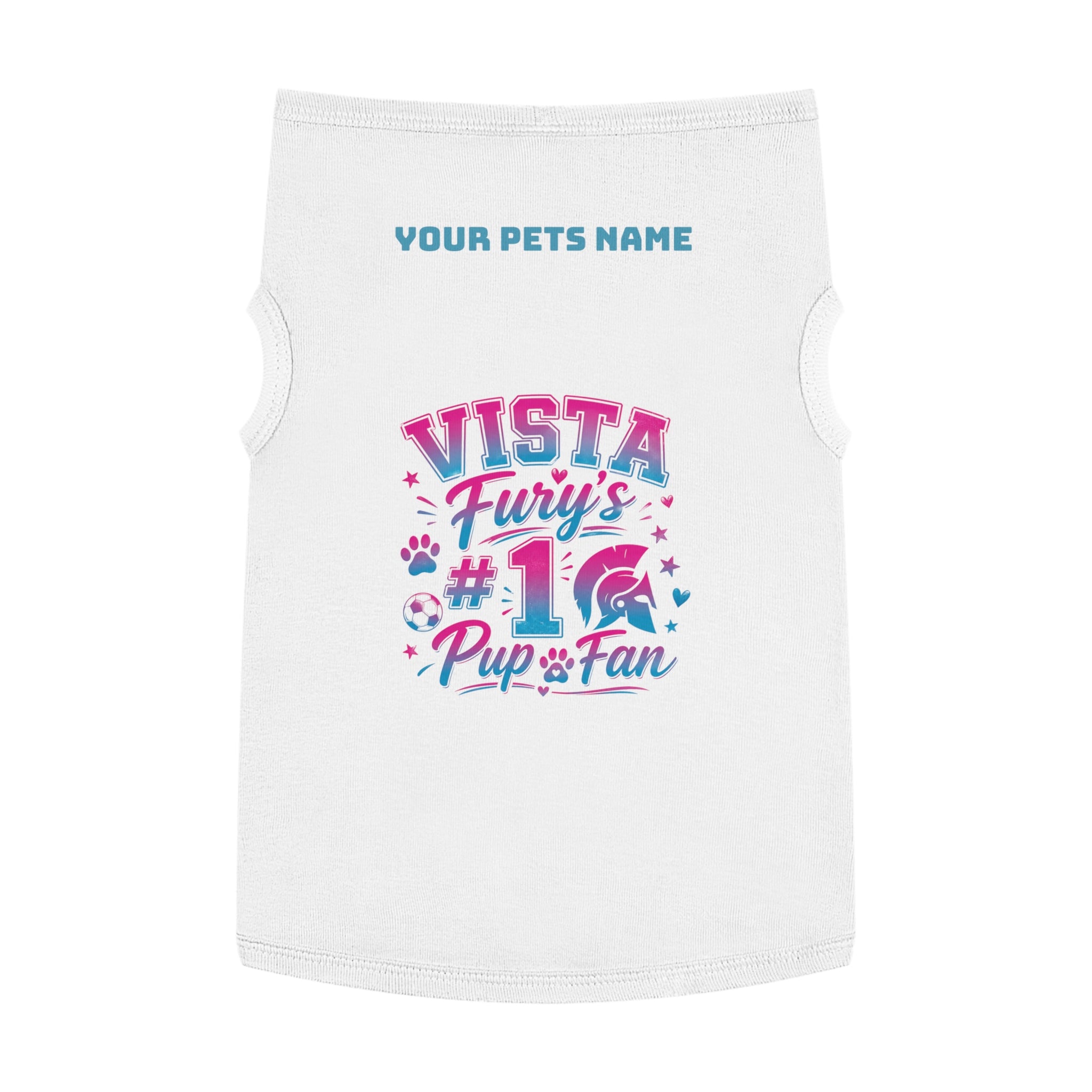 Vista Fury's #1 Pup Fan Pet Tank Top