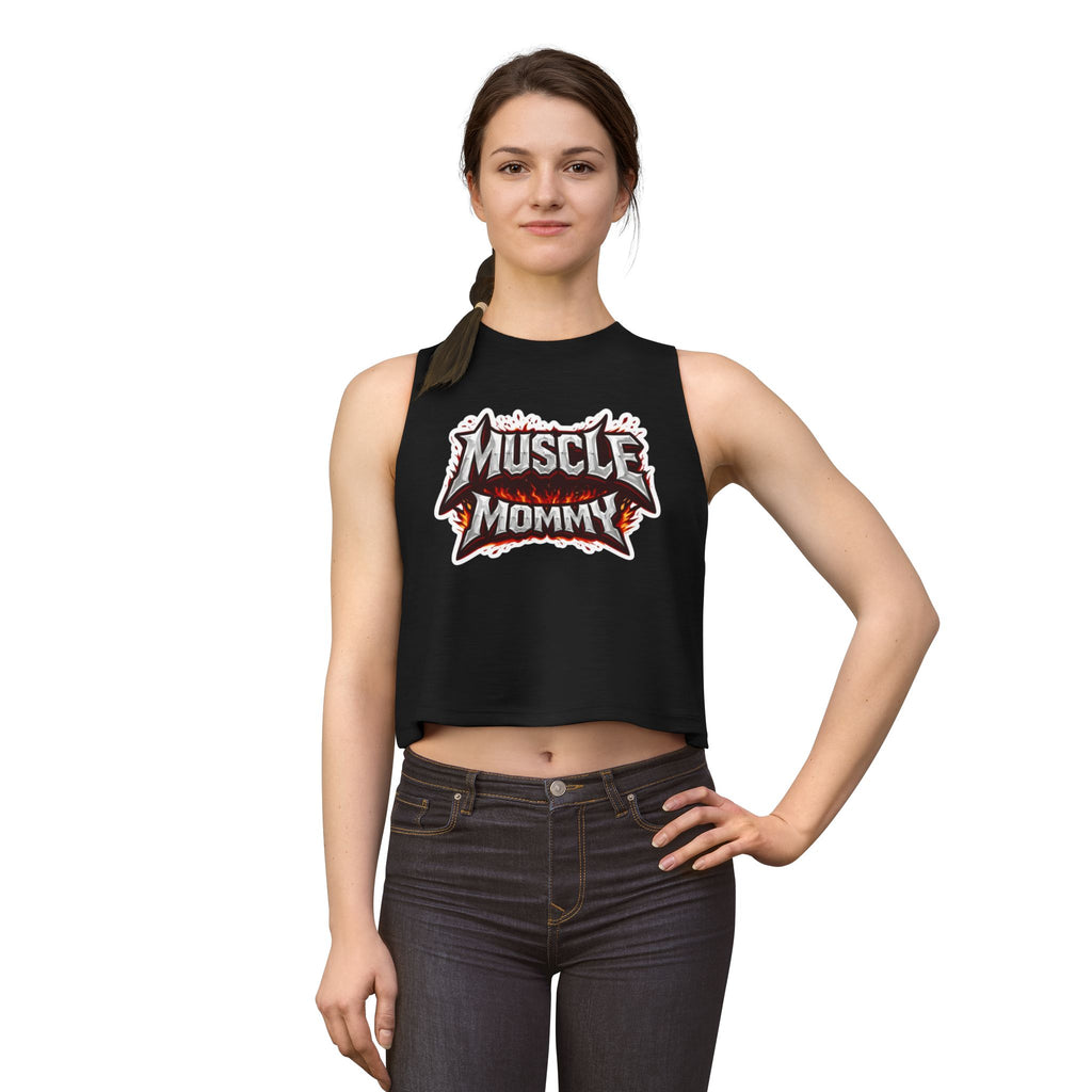 Muscle Mommy Crop Tank Top