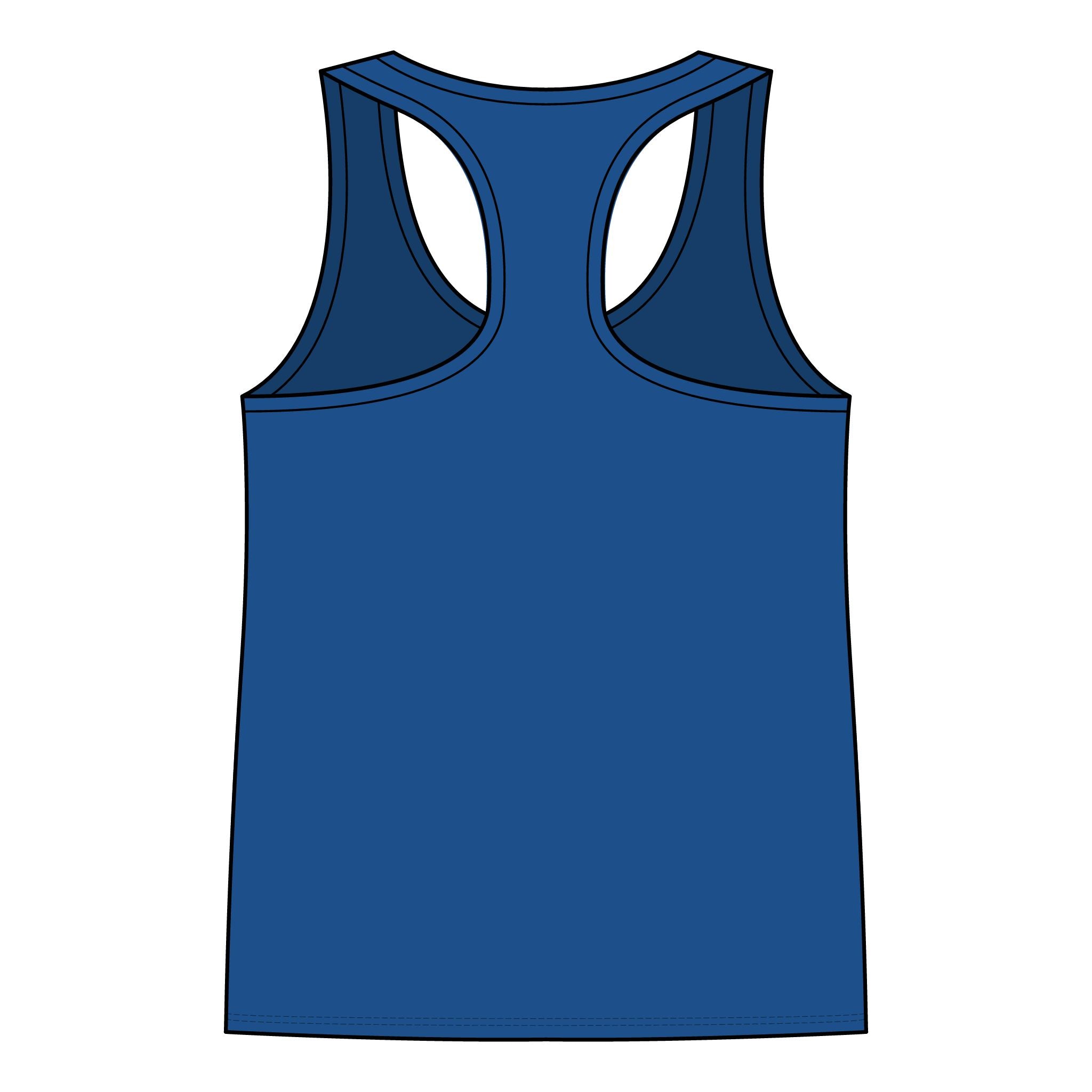 It's Fine Women's Jersey Racerback Tank