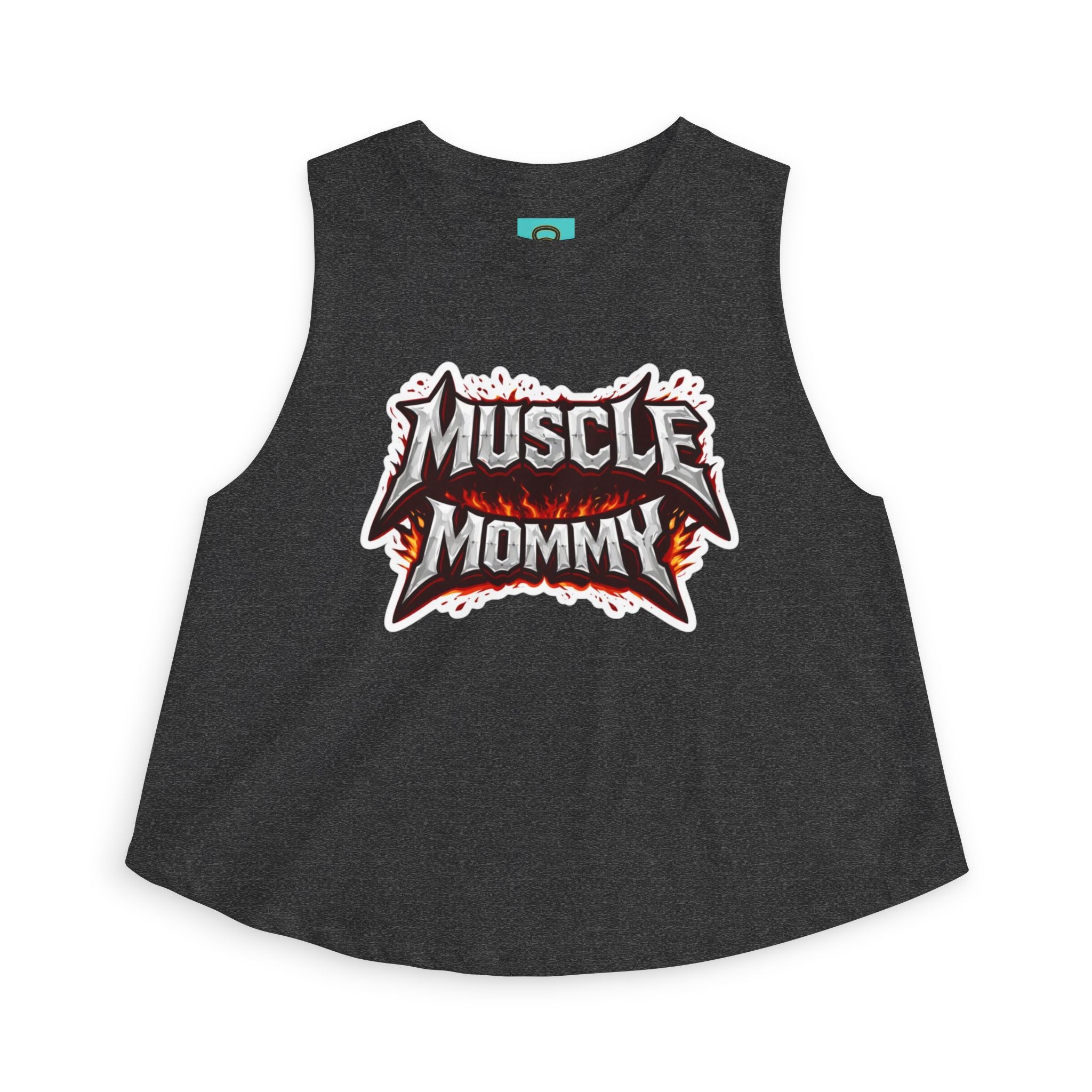 Muscle Mommy Crop Tank Top