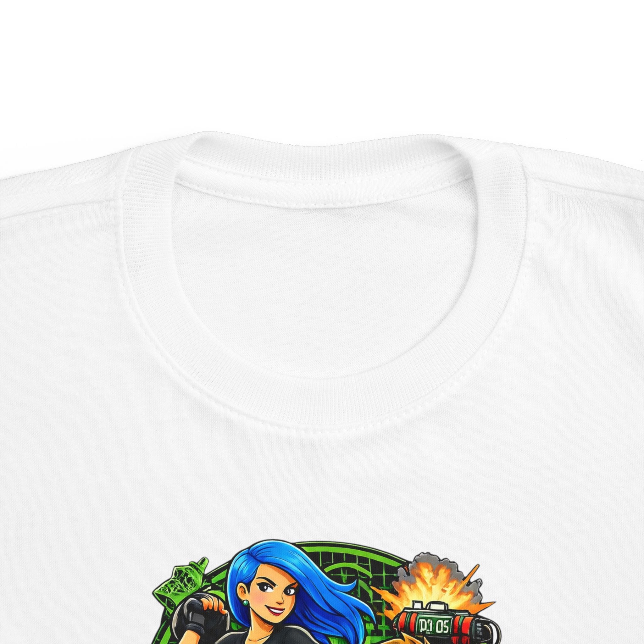 Toddler Tee — "Mom: Unstoppable & Kid-possible" Superhero Graphic