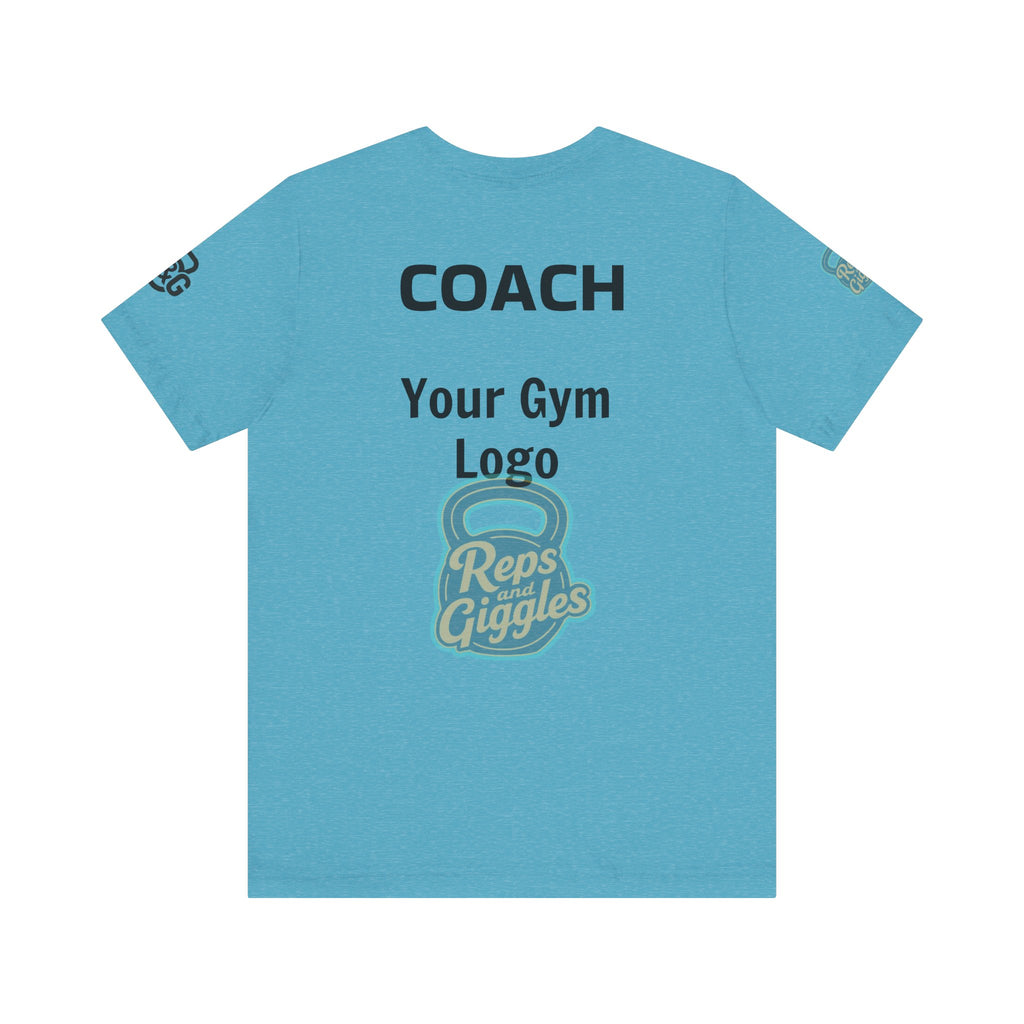 Apparently. With Your Gym Logo |CrossFit Coach Tee