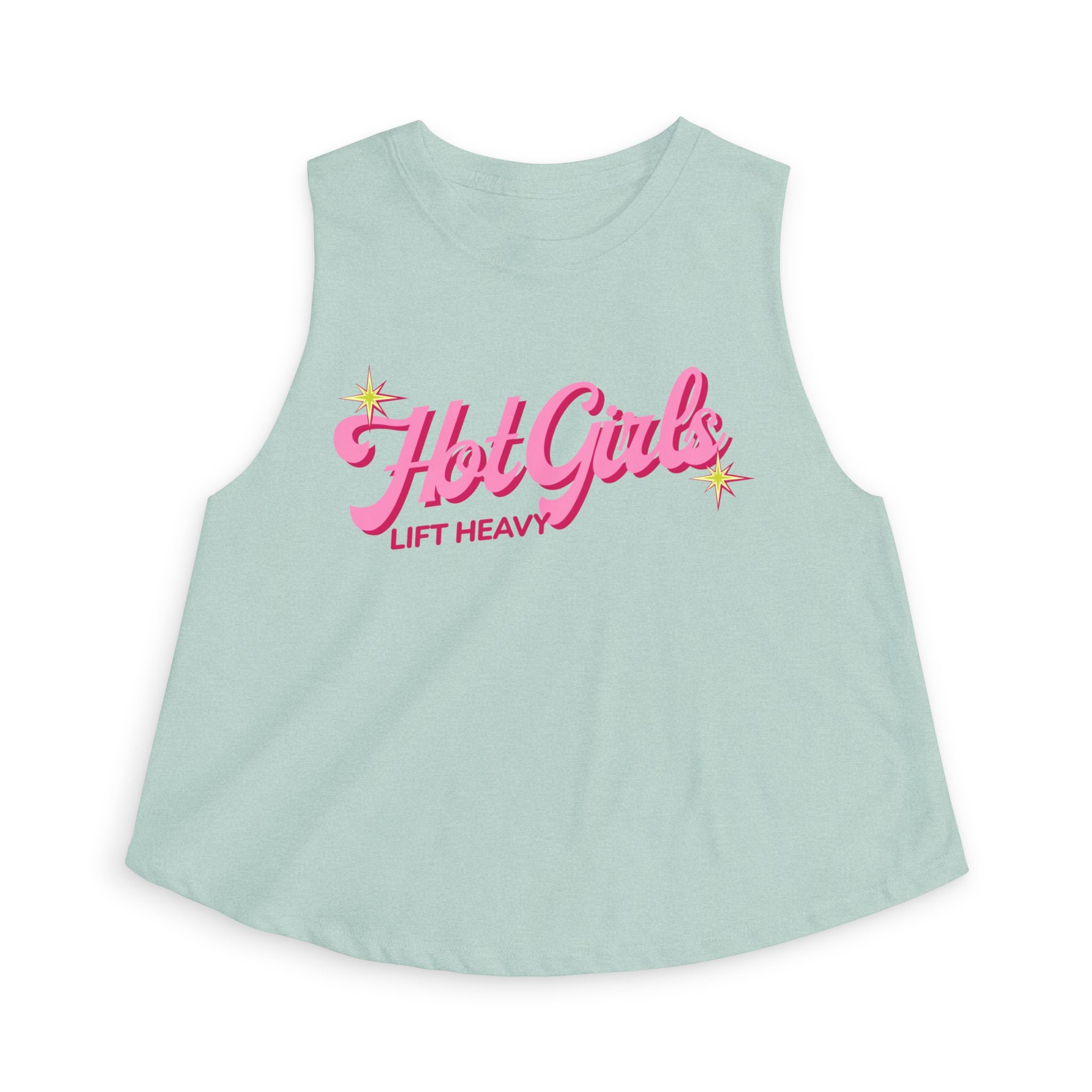Hot Girls Lift Heavy Crop Top