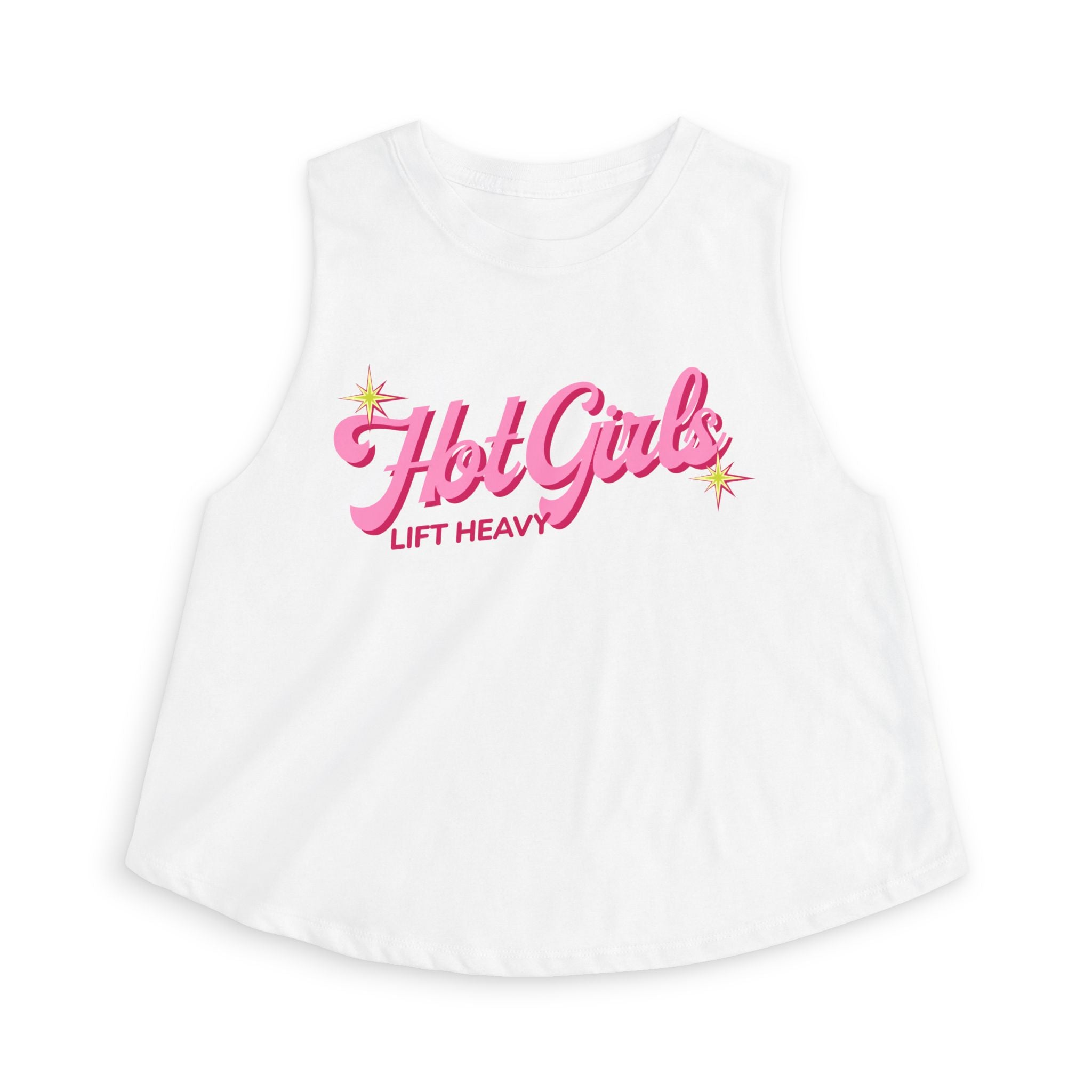 Hot Girls Lift Heavy Crop Top