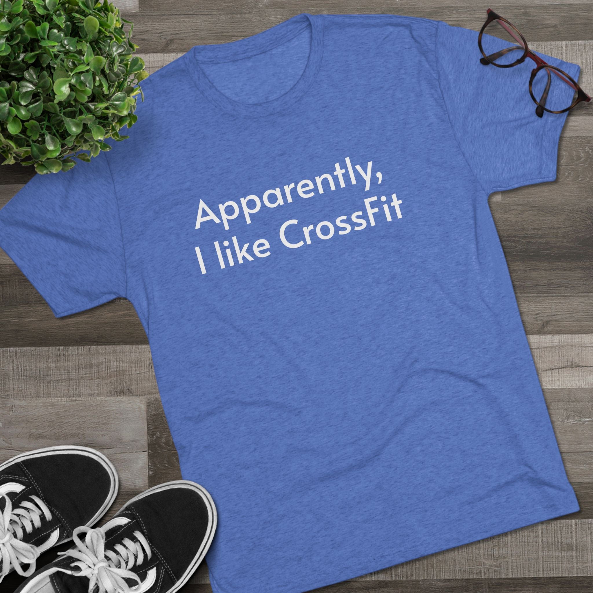 Apparently | CrossFit Coach Unisex Tri-Blend Tee