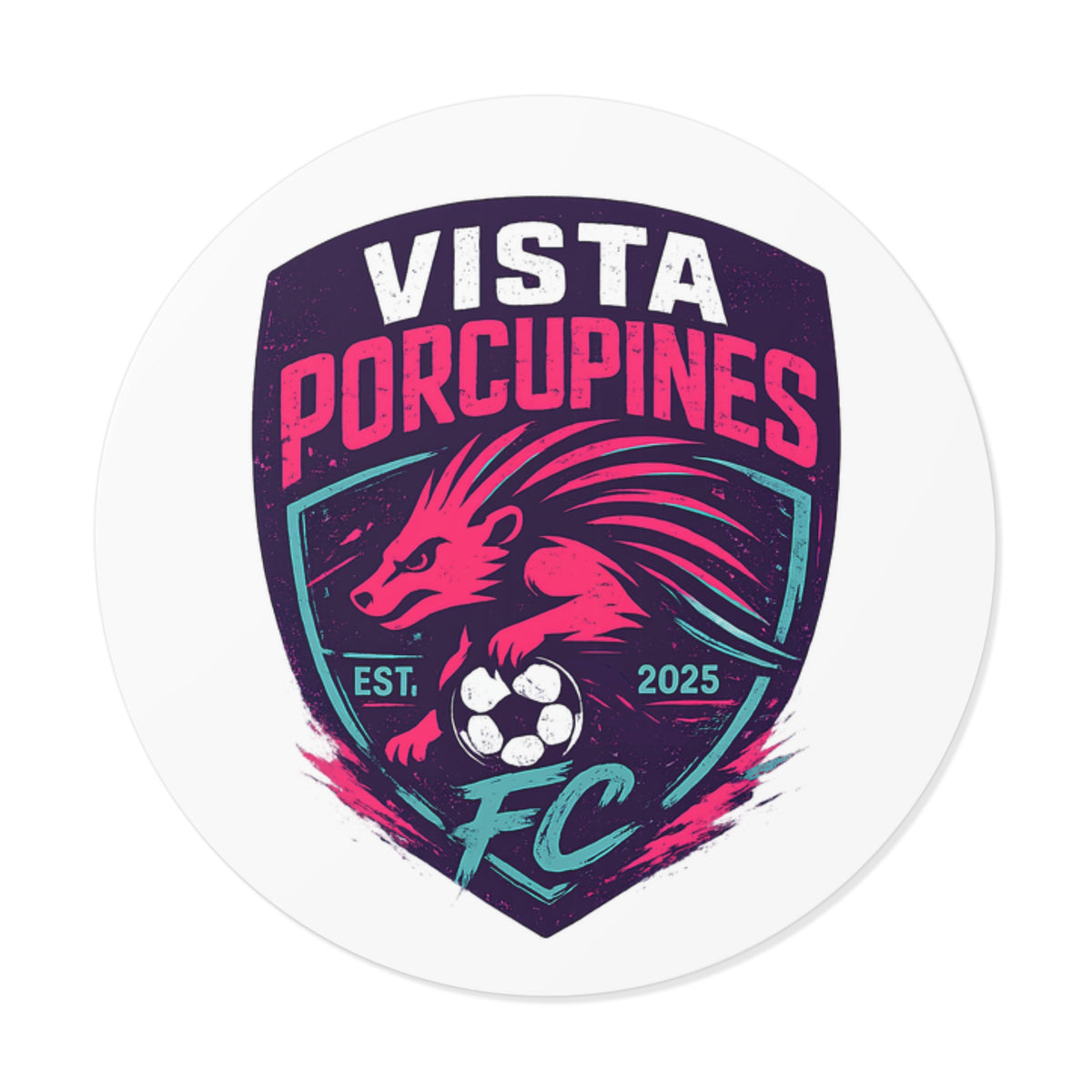 VISTA Porcupines Logo Stickers