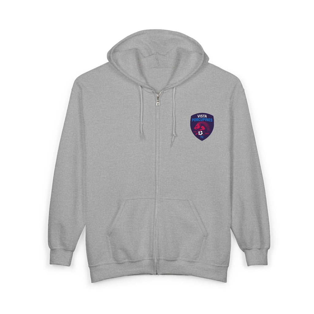 VISTA Porcupines EMBROIDERED ADULT Unisex Heavy Blend Full Zip Hooded Sweatshirt
