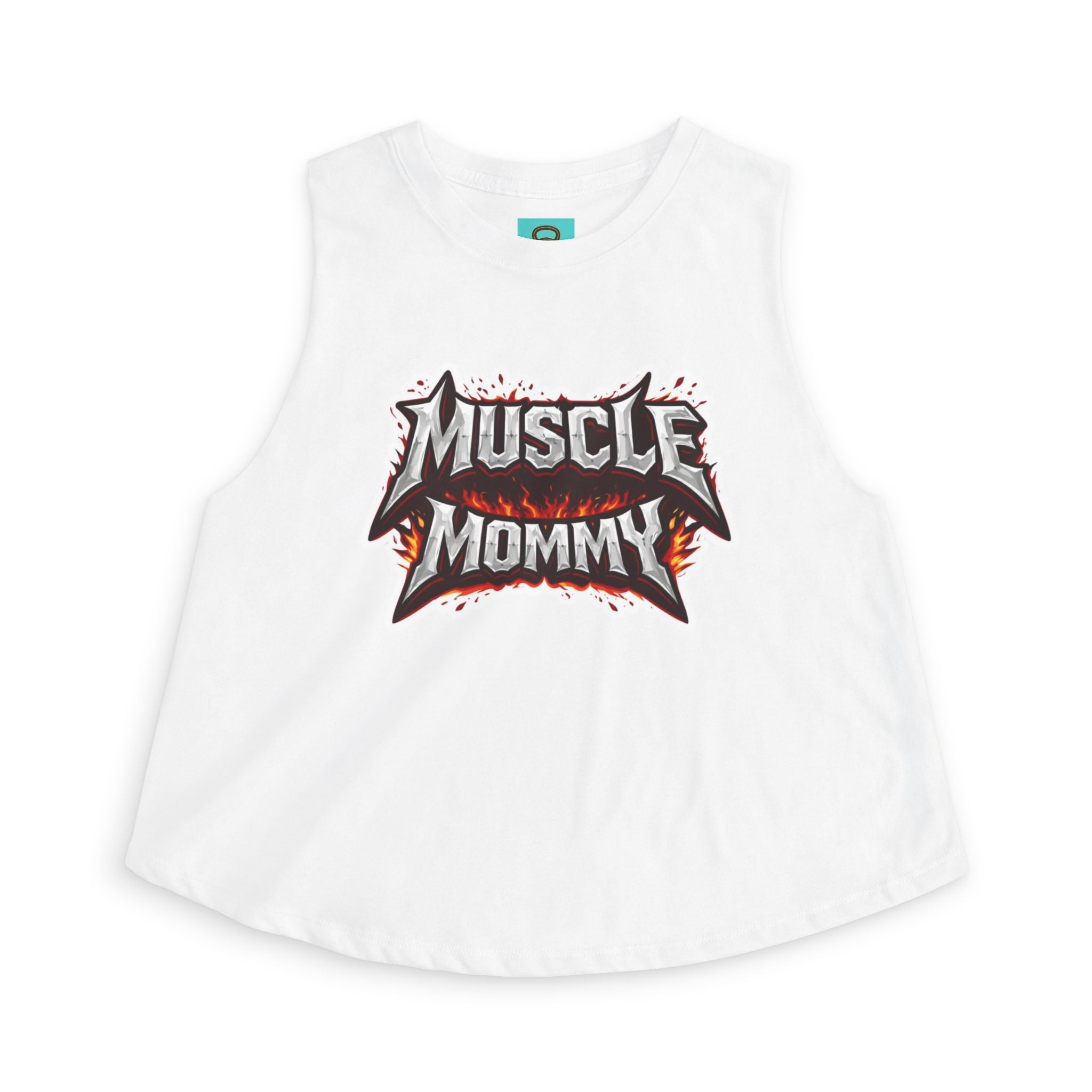Muscle Mommy Crop Tank Top