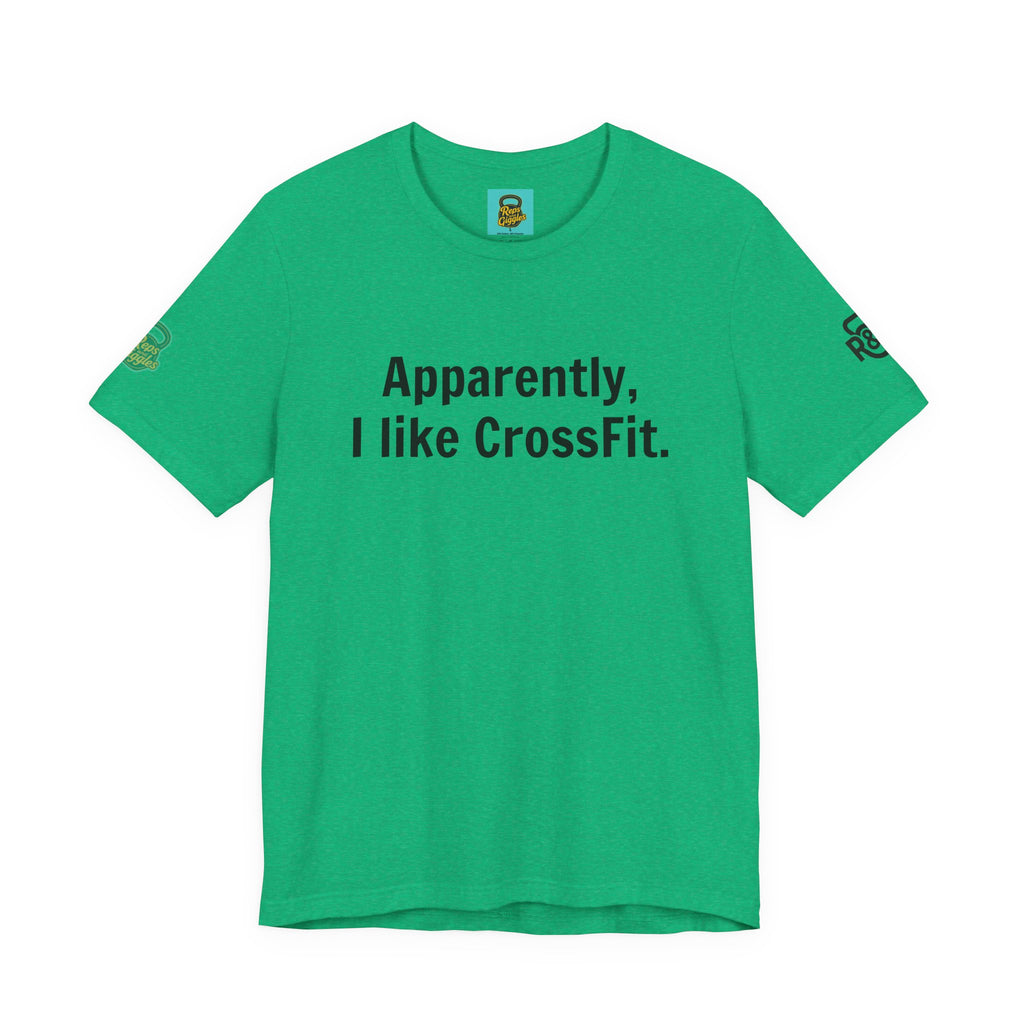 Apparently. With Your Gym Logo |CrossFit Coach Tee
