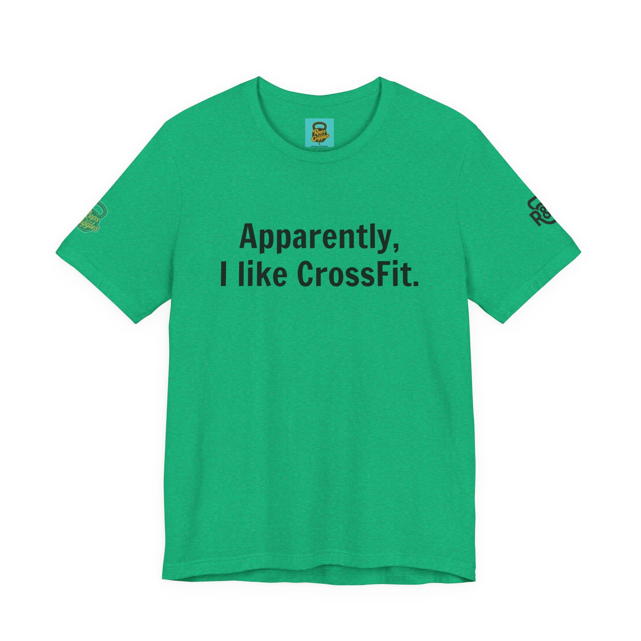 Apparently. With Your Gym Logo |CrossFit Coach Tee