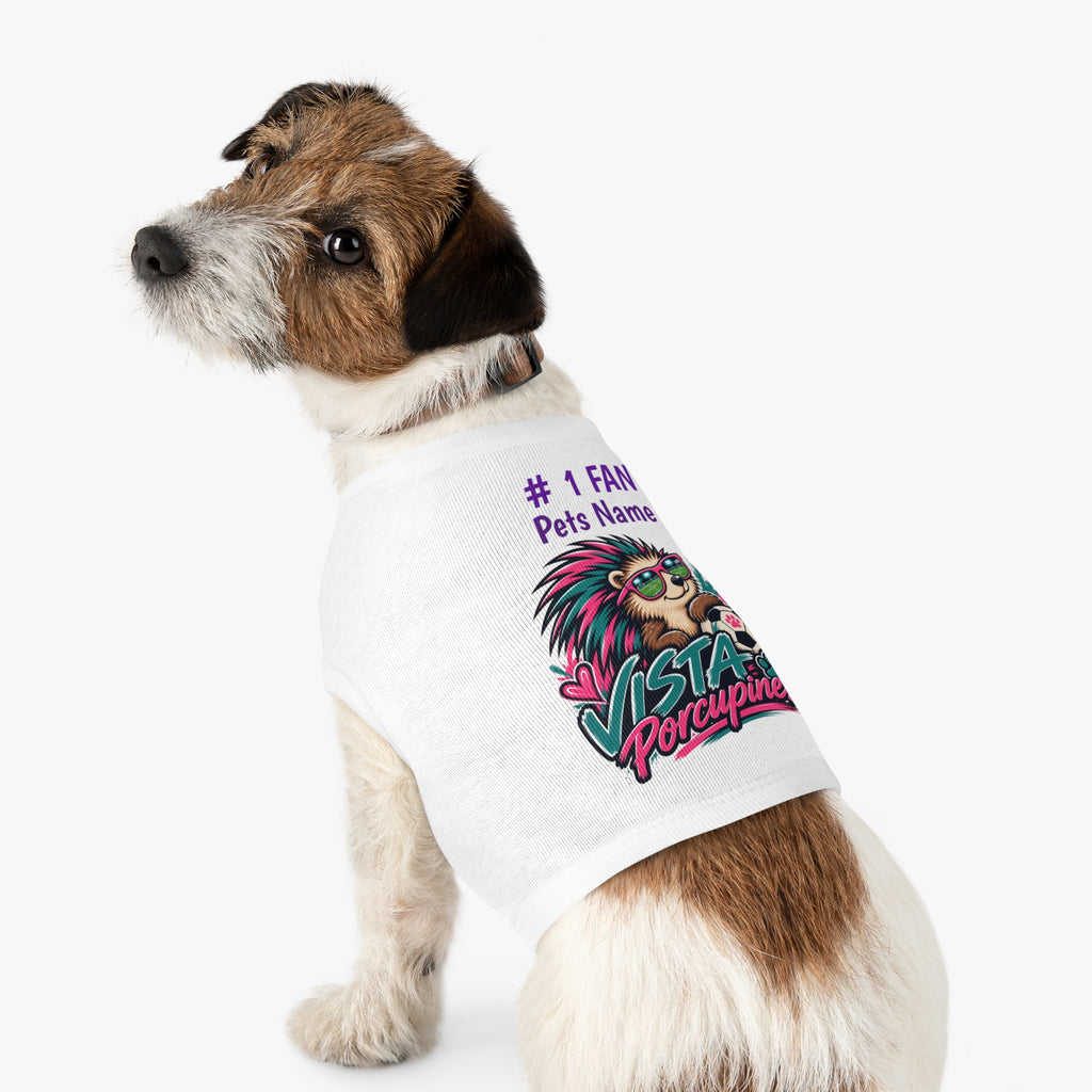 VISTA Porcupines 1 Fan Personalized Dog Shirt
