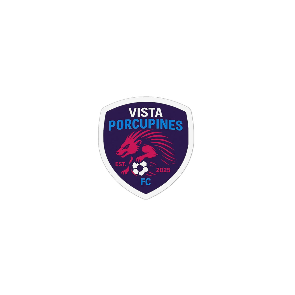 VISTA Porcupines FC Team Crest  Magnet