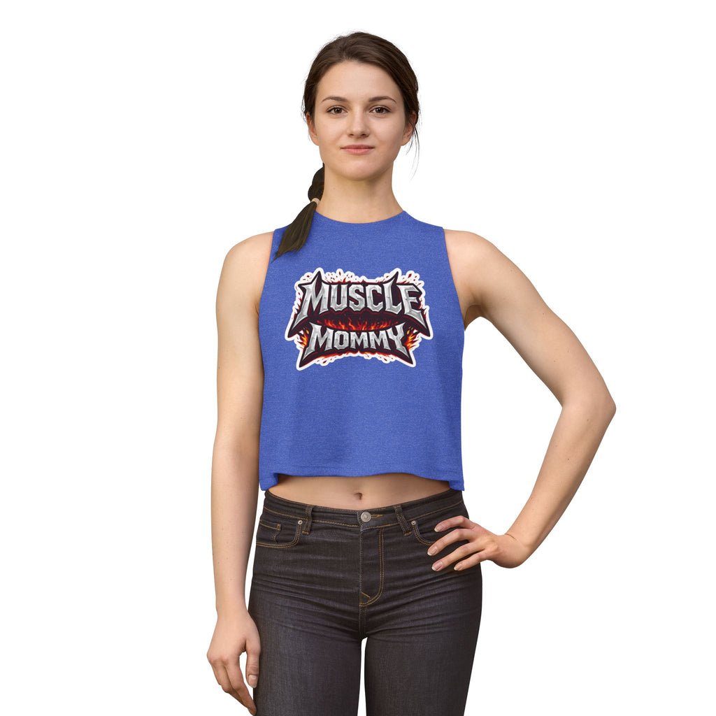 Muscle Mommy Crop Tank Top