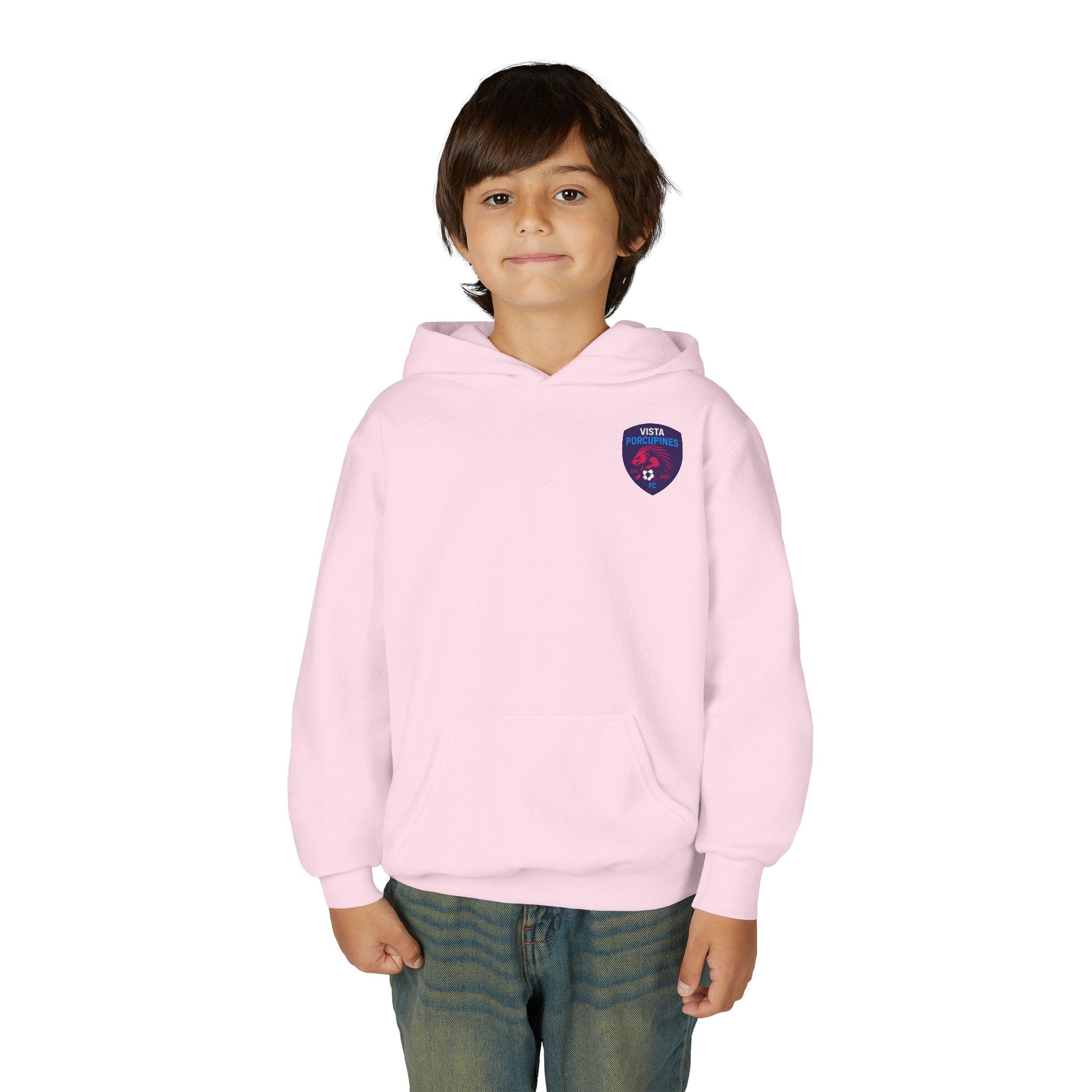 VISTA Porcupines YOUTH Heavy Blend Hooded Sweatshirt with Shield Design