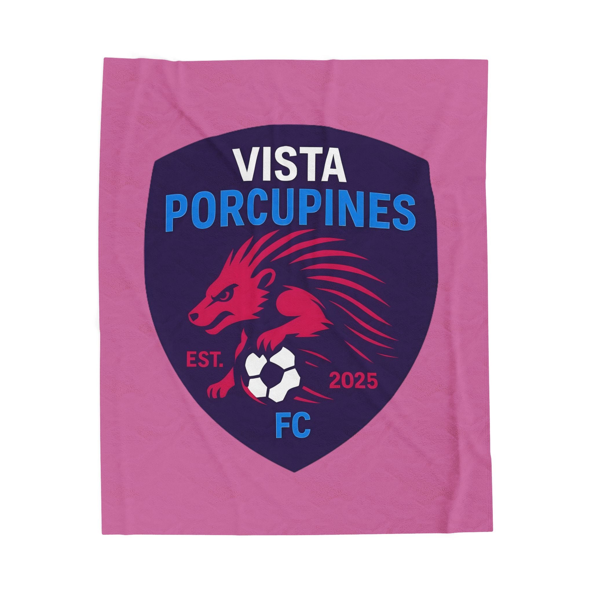 VISTA Porcupines -Vibrant Plush Blanket for Sports Lovers