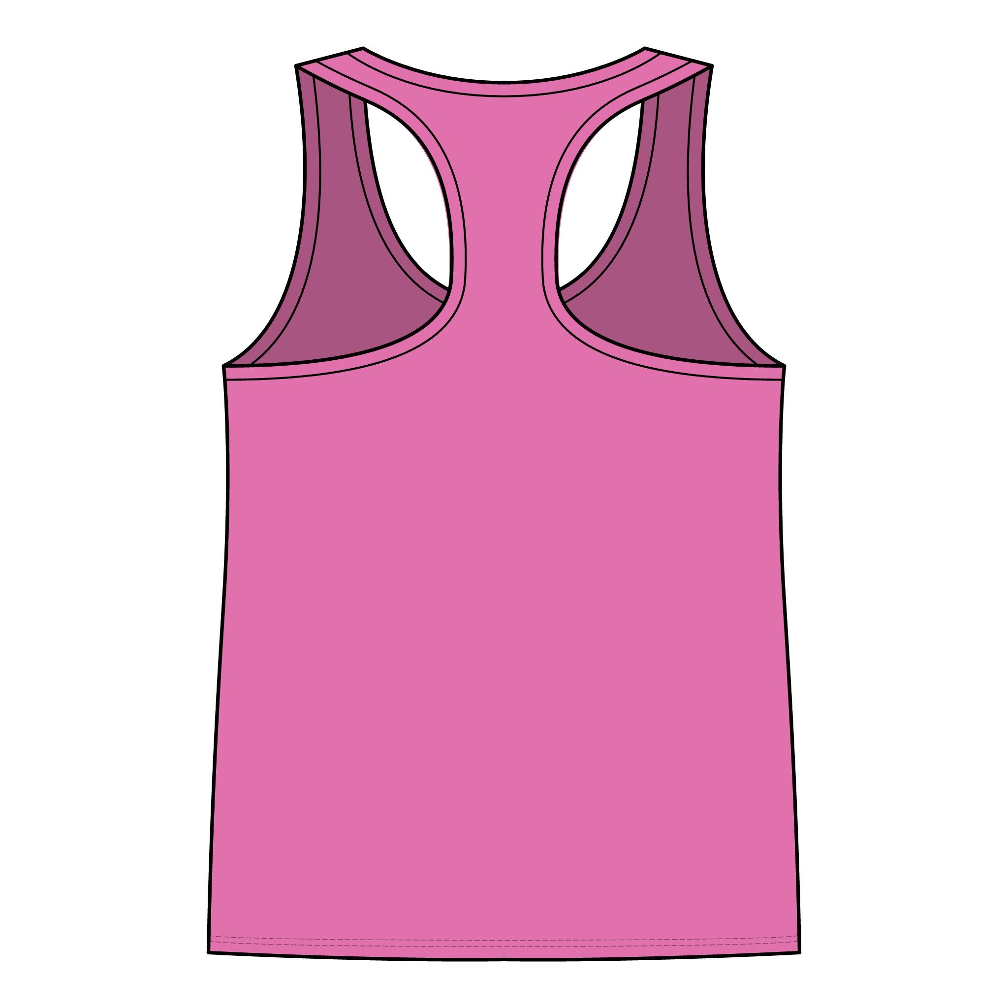 It's Fine Women's Jersey Racerback Tank