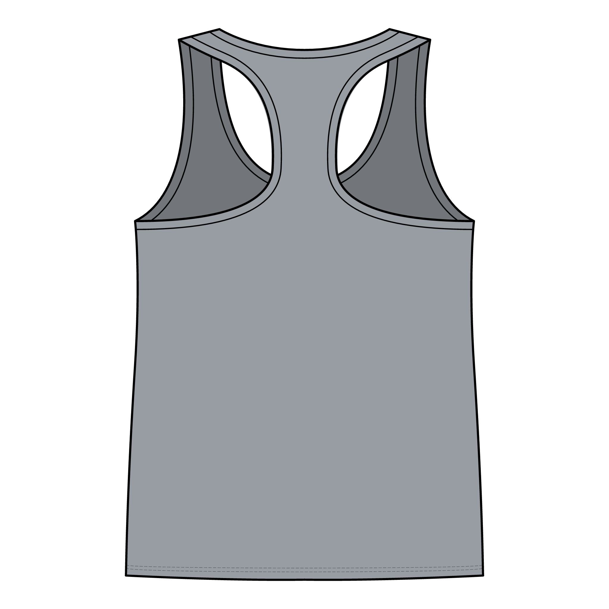 It's Fine Women's Jersey Racerback Tank